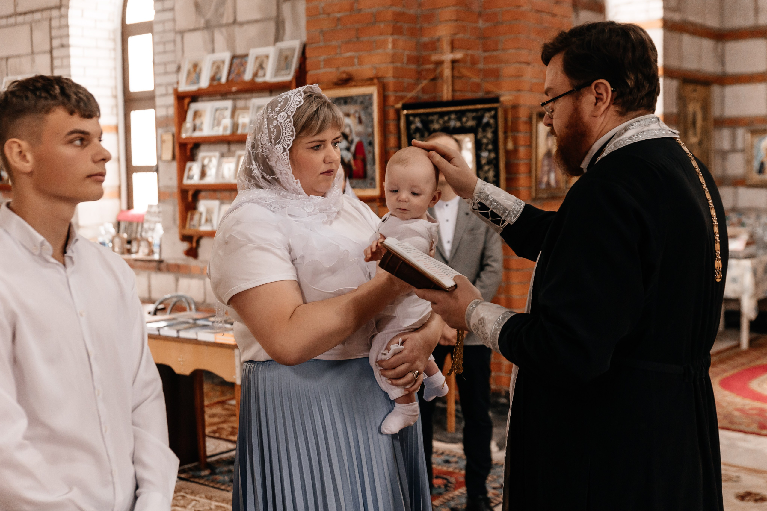 Крещение Максима. Семейный фотограф Минск Усова Ольга