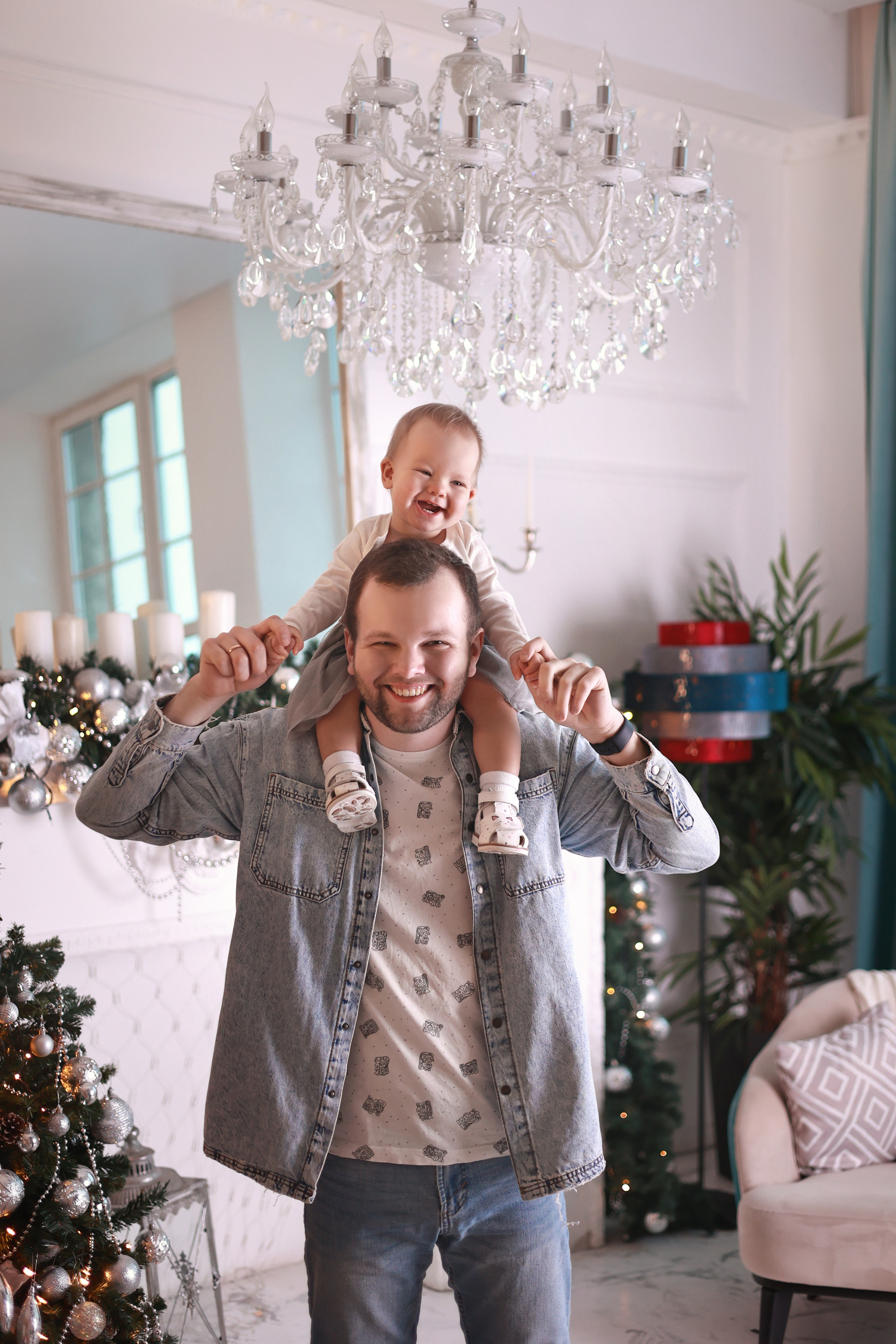Семья Шумихиных — Слава, Алена и Полиночка (фотостудия Престиж). Семейный и детский фотограф в Перми Мария Карабатова