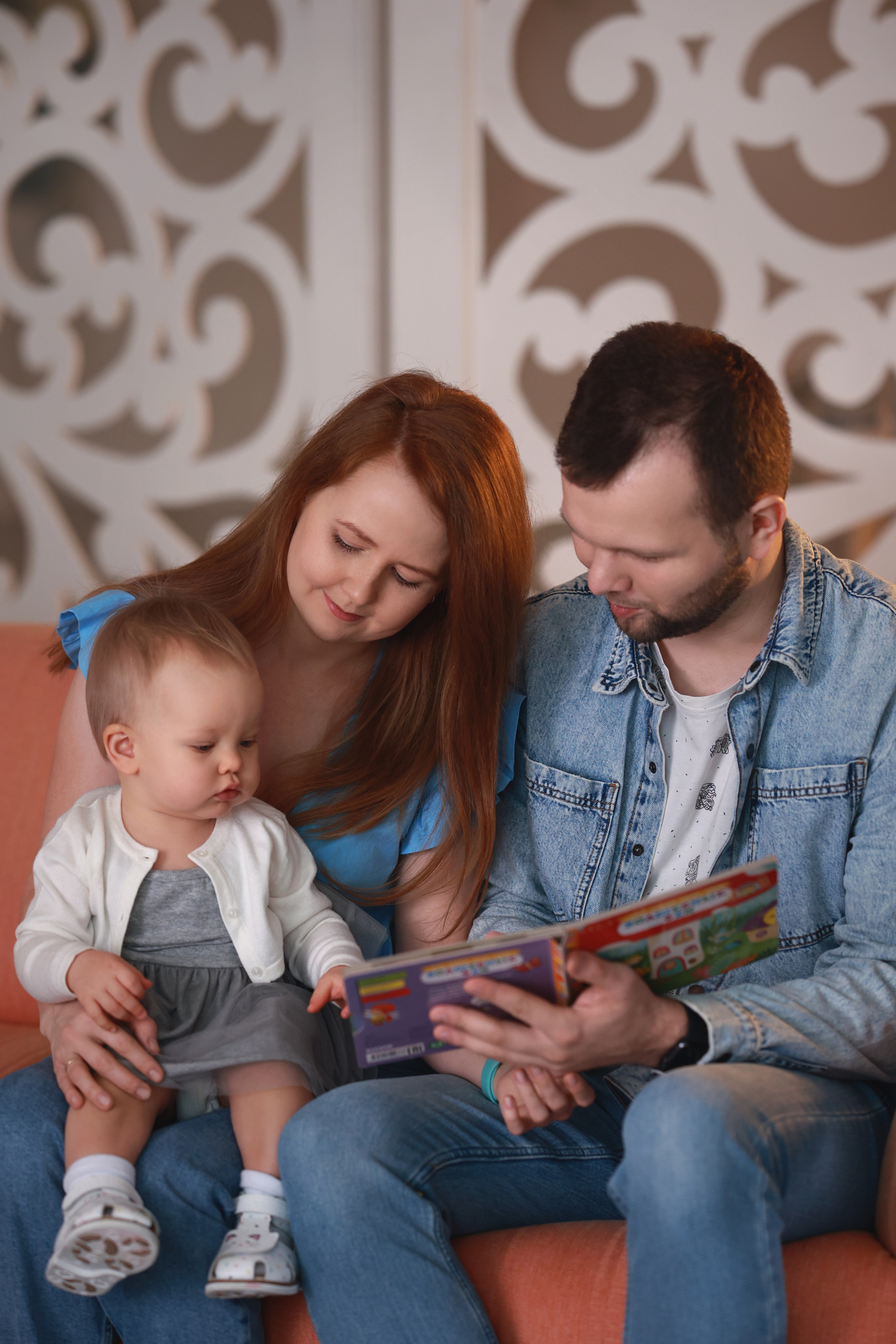 Семья Шумихиных — Слава, Алена и Полиночка (фотостудия Престиж). Семейный и детский фотограф в Перми Мария Карабатова