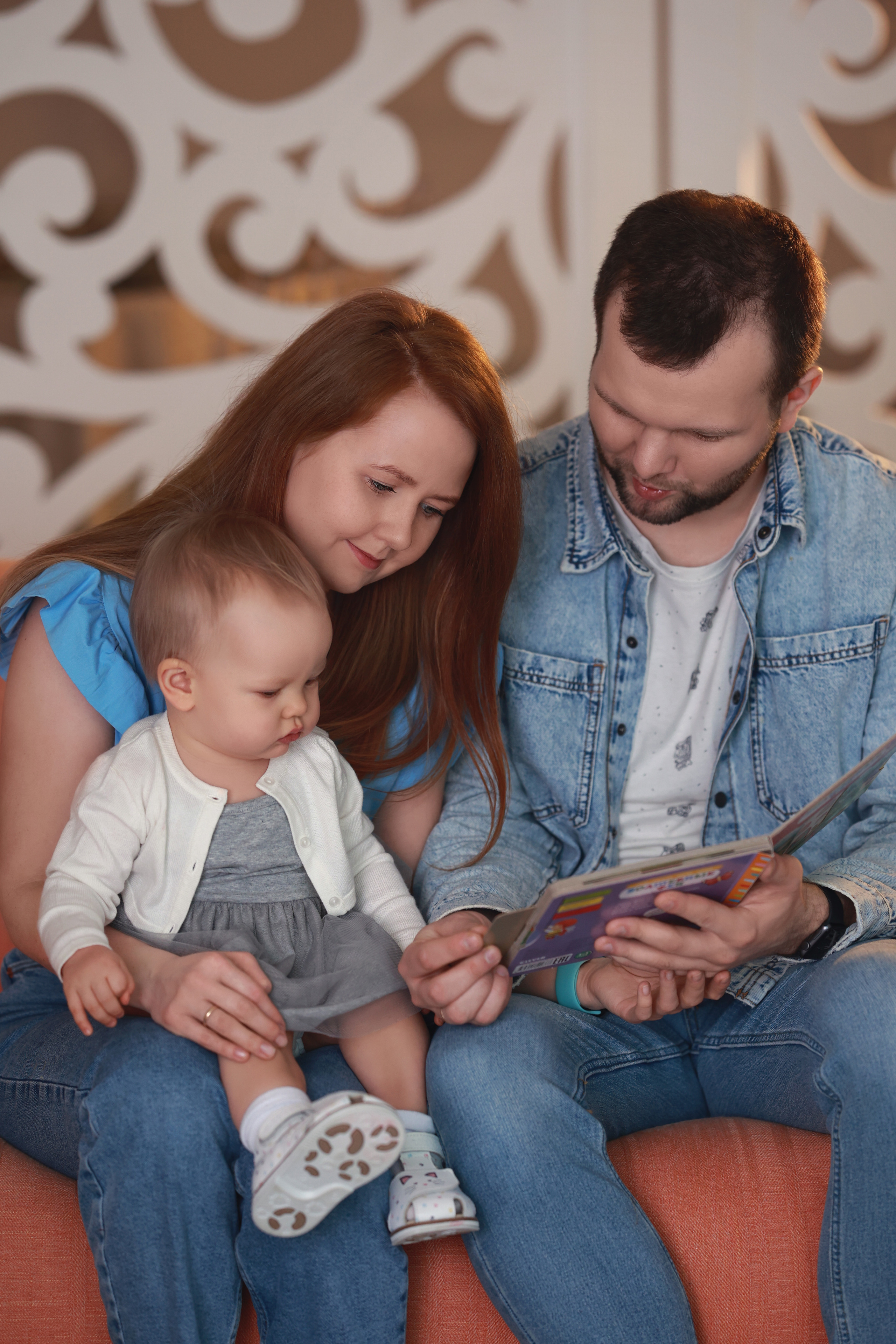 Семья Шумихиных — Слава, Алена и Полиночка (фотостудия Престиж). Семейный и детский фотограф в Перми Мария Карабатова