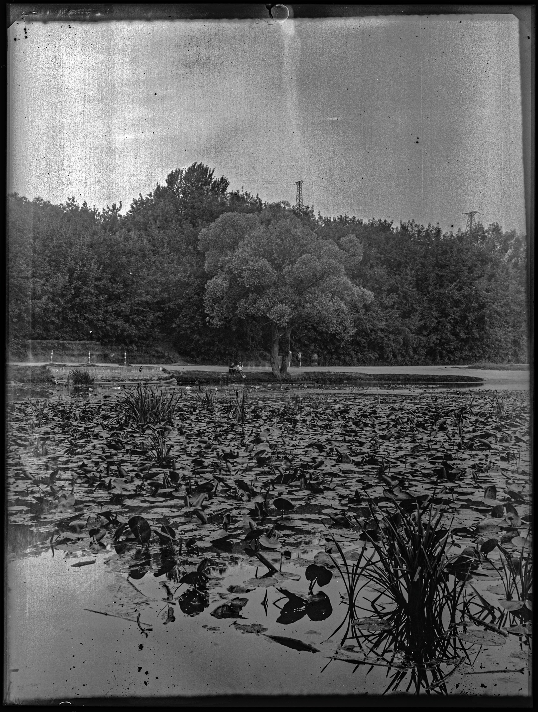 Glass plates. Darkroom aesthetics
