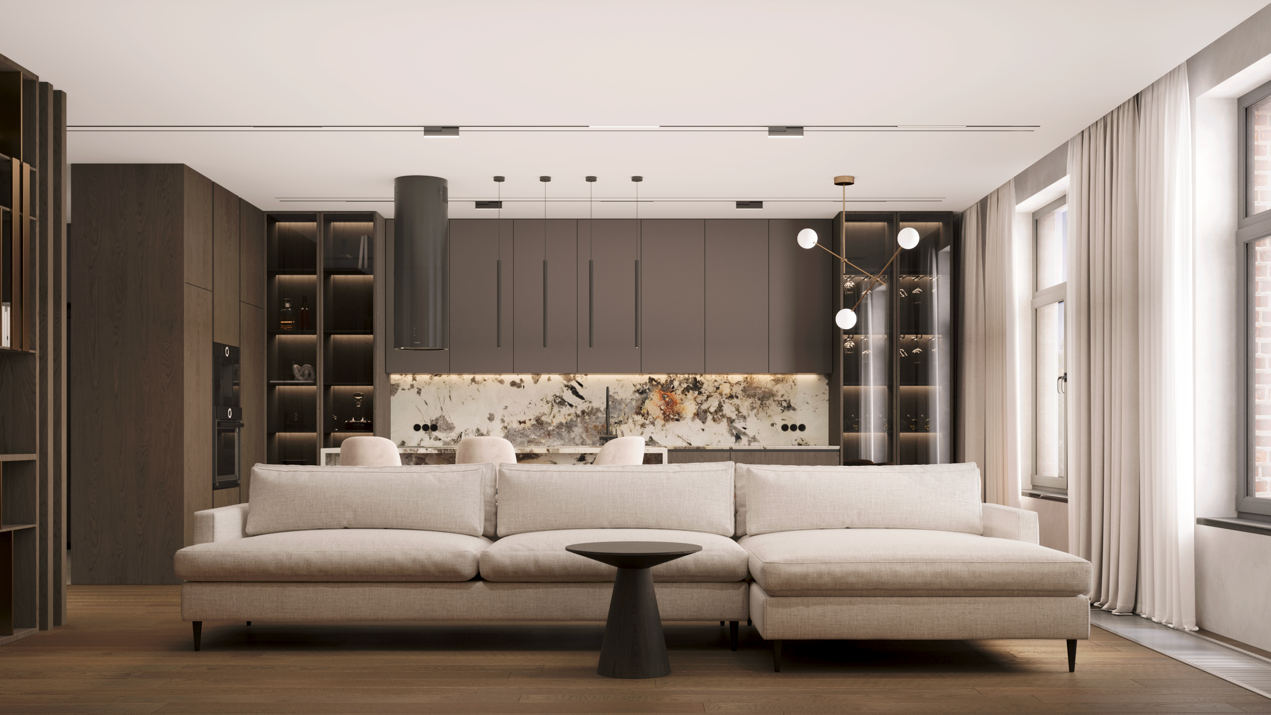 ЖК Петровская Доминанта. Дизайнер интерьера | Сабир Ульмаскулов