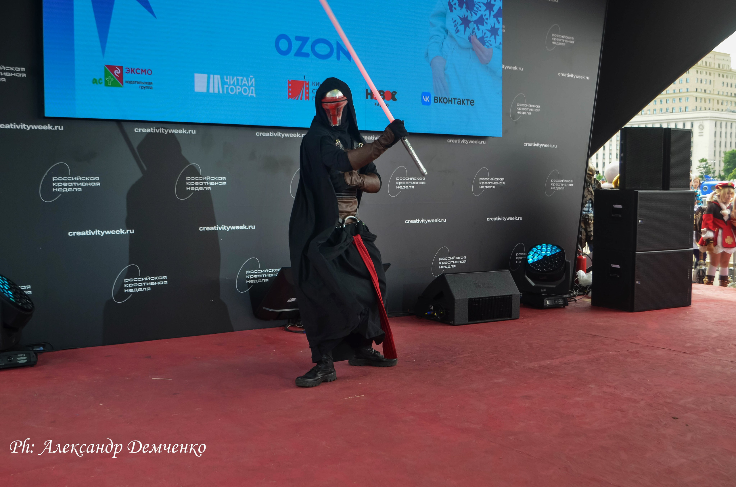 Фотосессия сцены в Москве на разных репортажных мероприятий