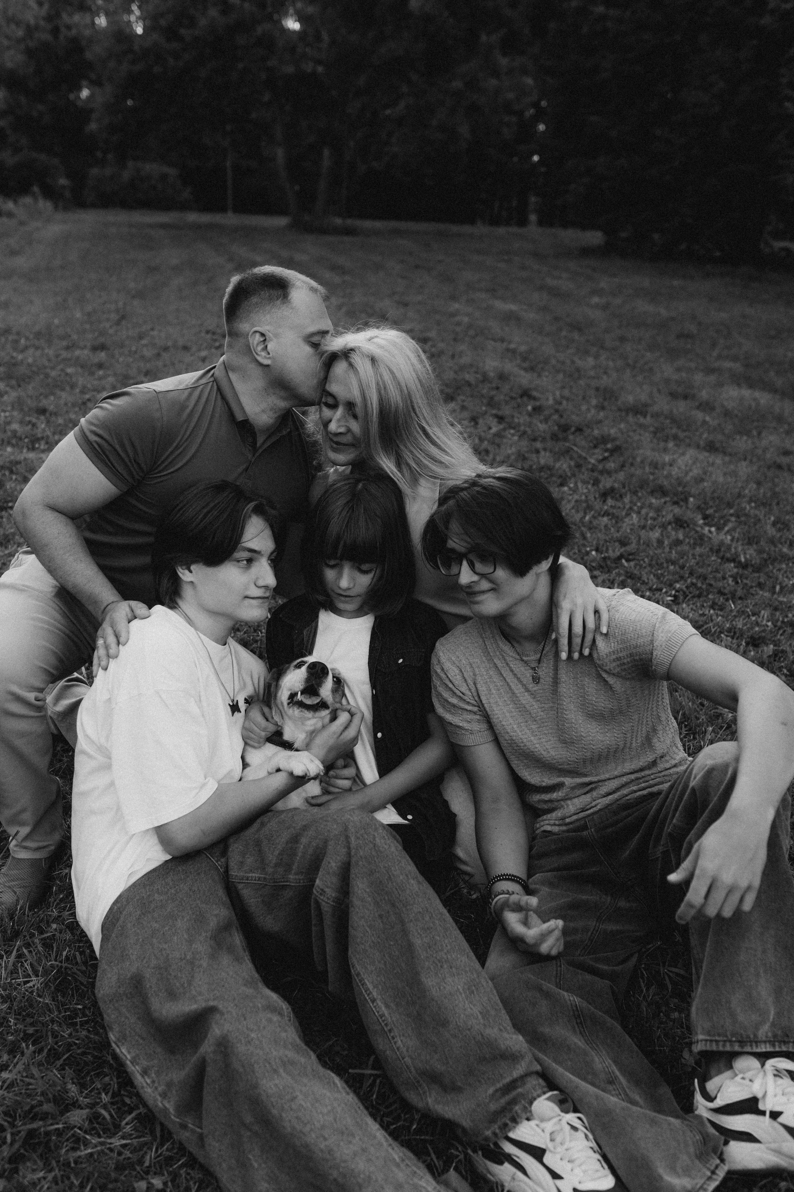 Наташа, Андрей, Эмиль, Стас, Ярослав и Арчи. Фотограф НОГИНСК, Москва, Анастасия Белая