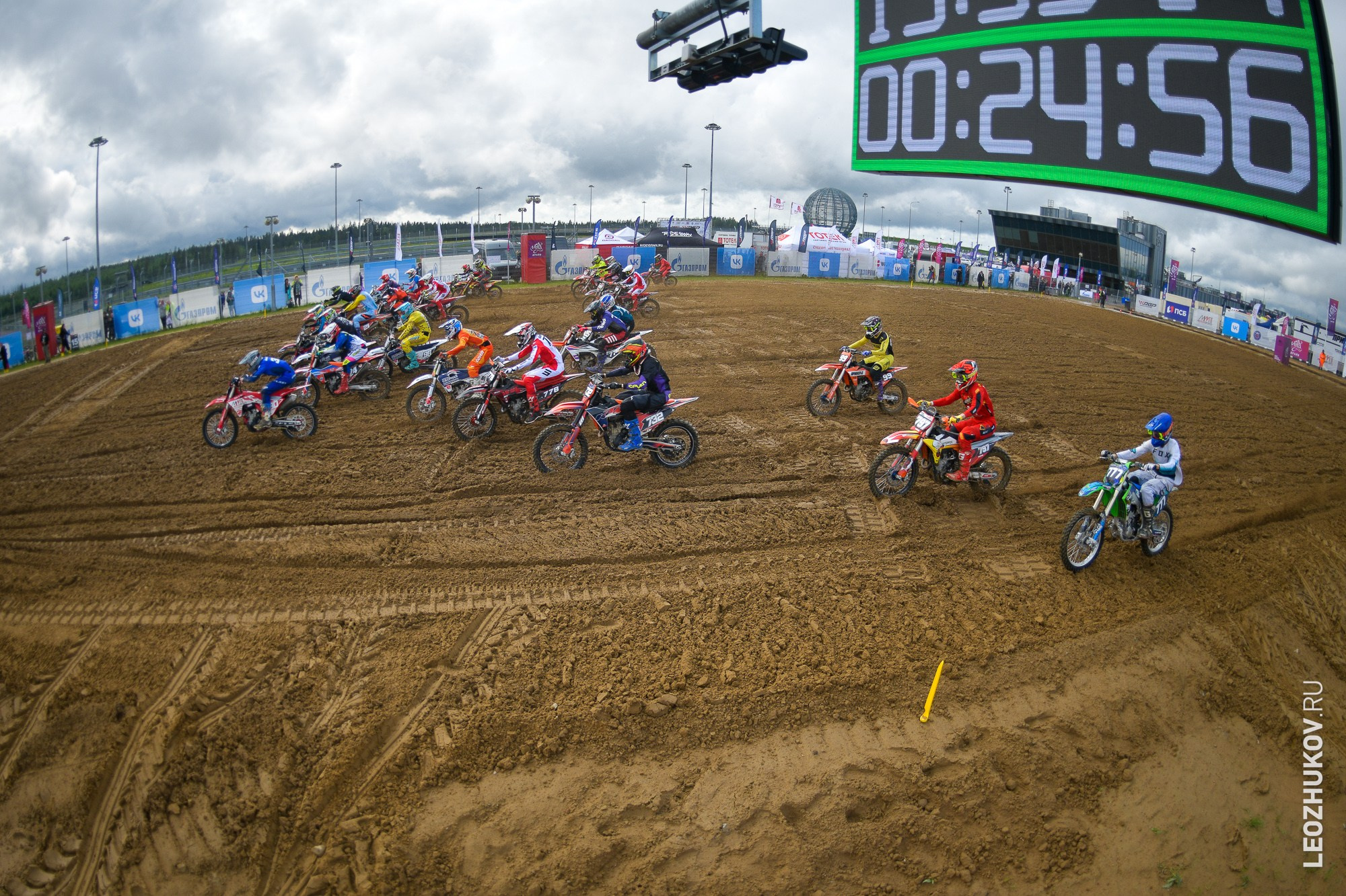 1 round of ММТ RGP russian motocross championships. Sports photographer Leonid Zhukov