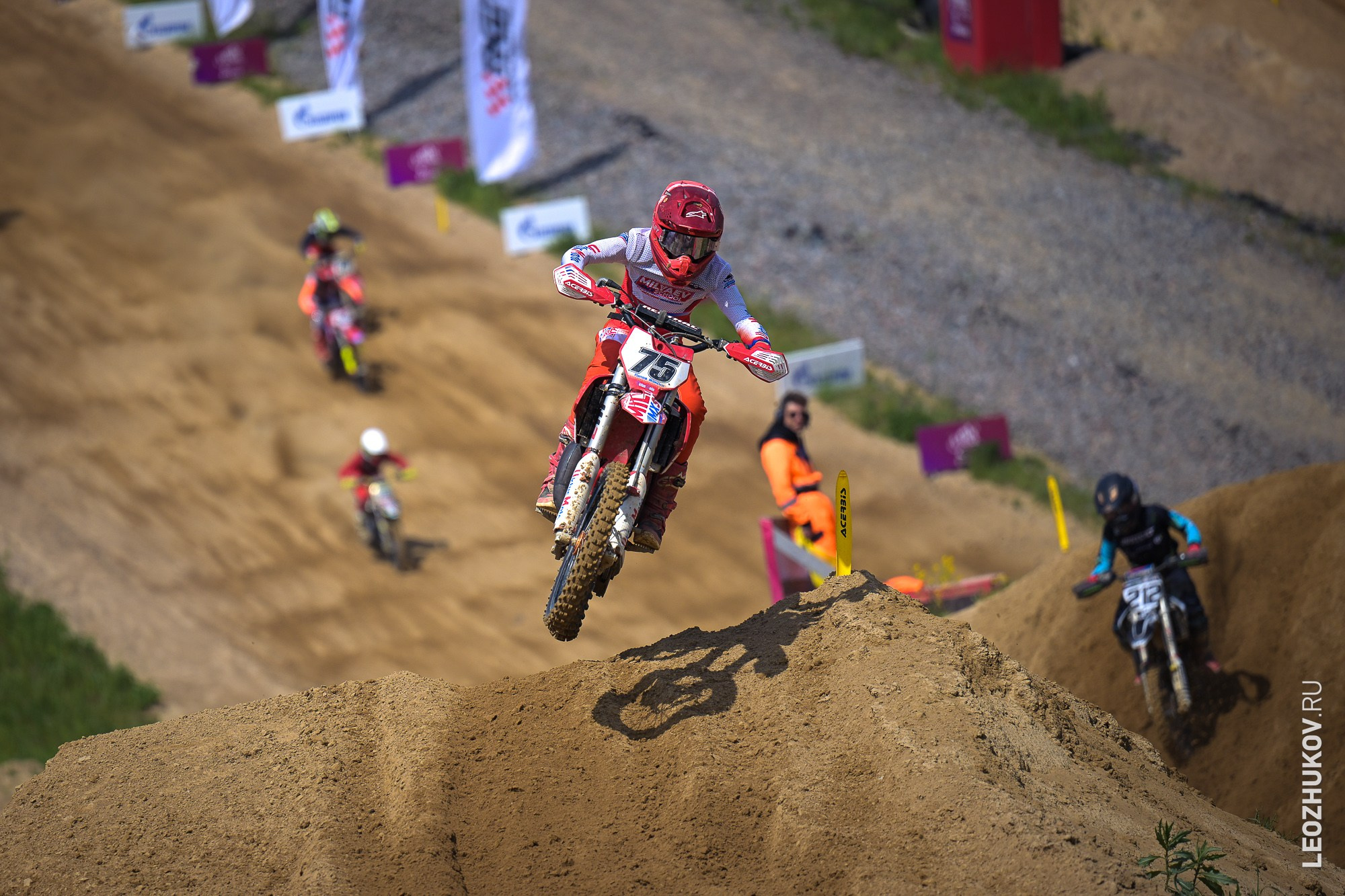 1 round of ММТ RGP russian motocross championships. Sports photographer Leonid Zhukov