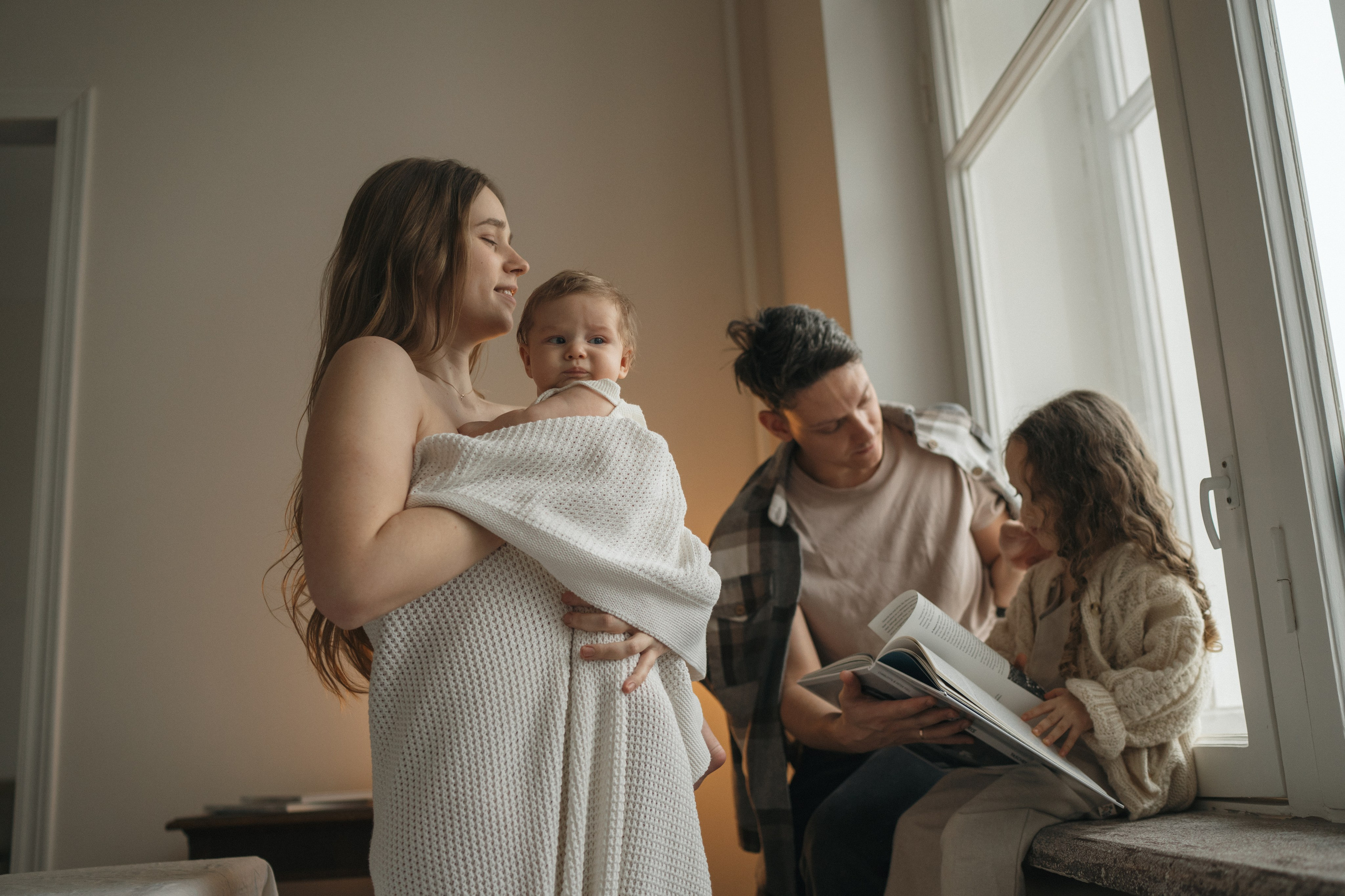 Студийная история. Семейный и детский фотограф Москва Дарья Бугра