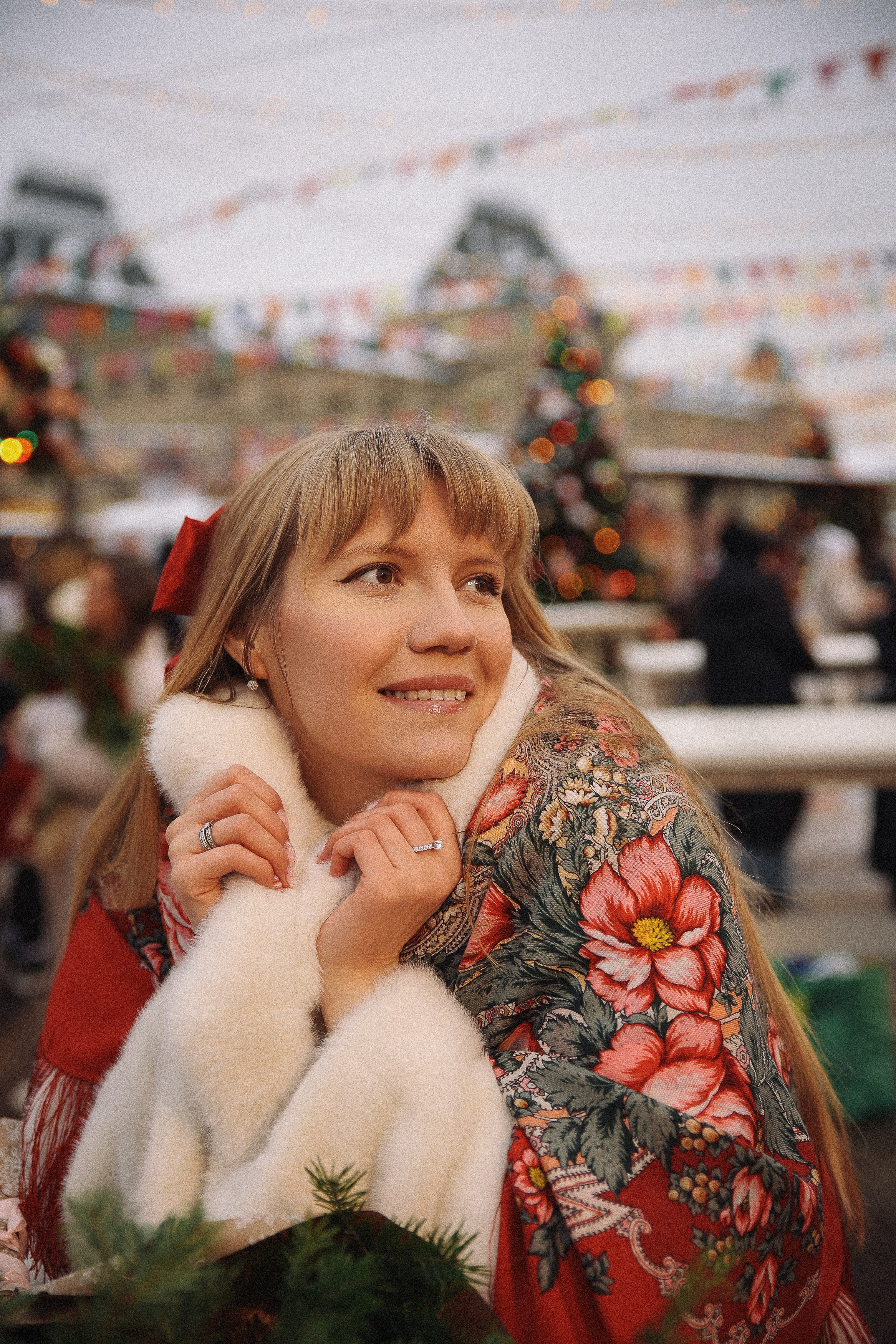 Новогодняя фотосессия на Гум Ярмарке. Фотограф Владимир Москва