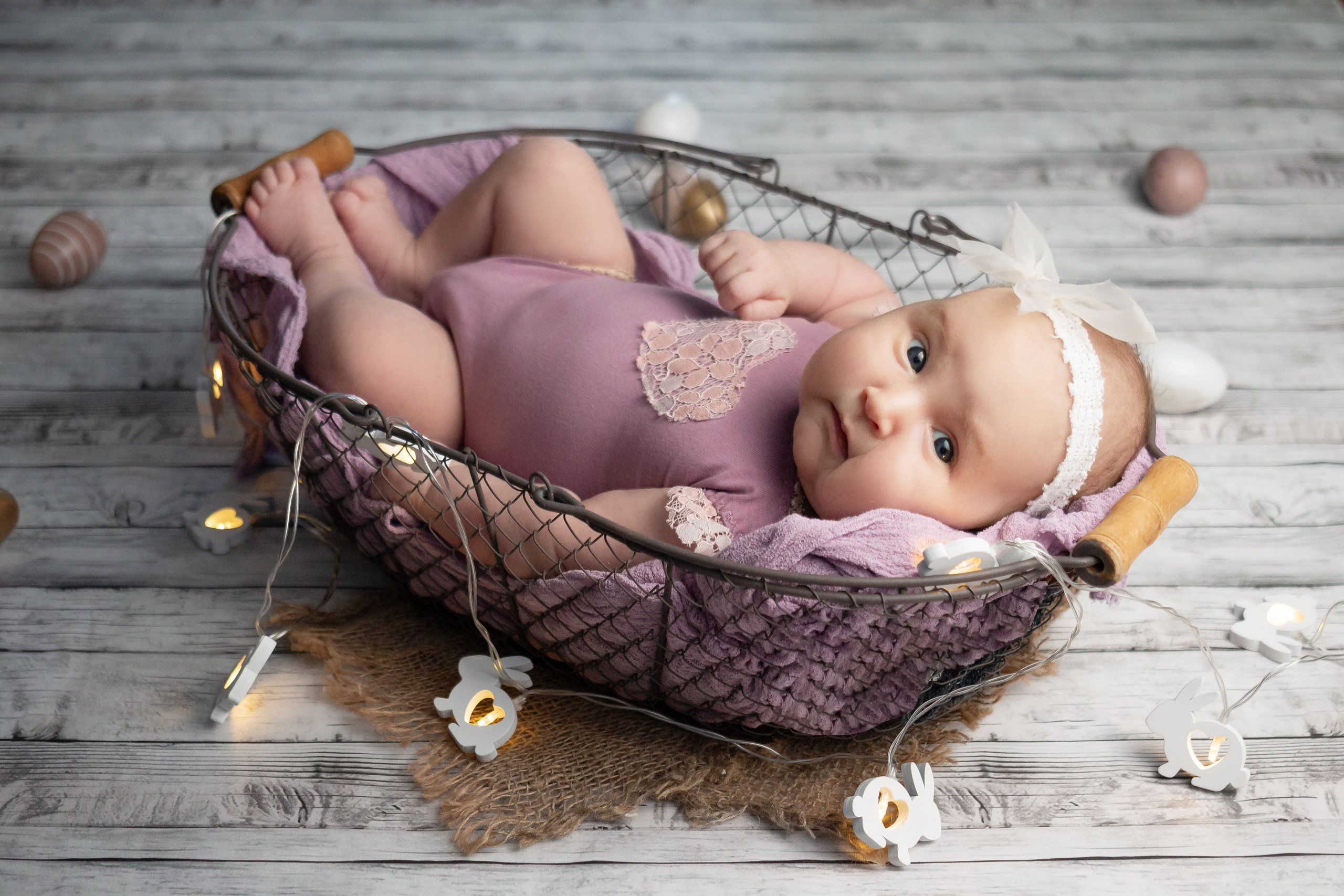 Классический стиль newborn. Фотограф новорождённых Анапа Елена Кушнарь