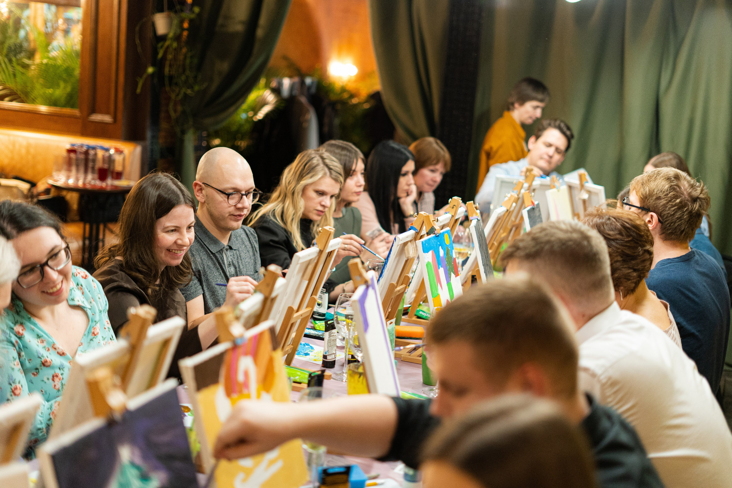 Корпоратив Teach Me Art 2. Портретный фотограф в Москве и Санкт-Петербурге Арина Чех