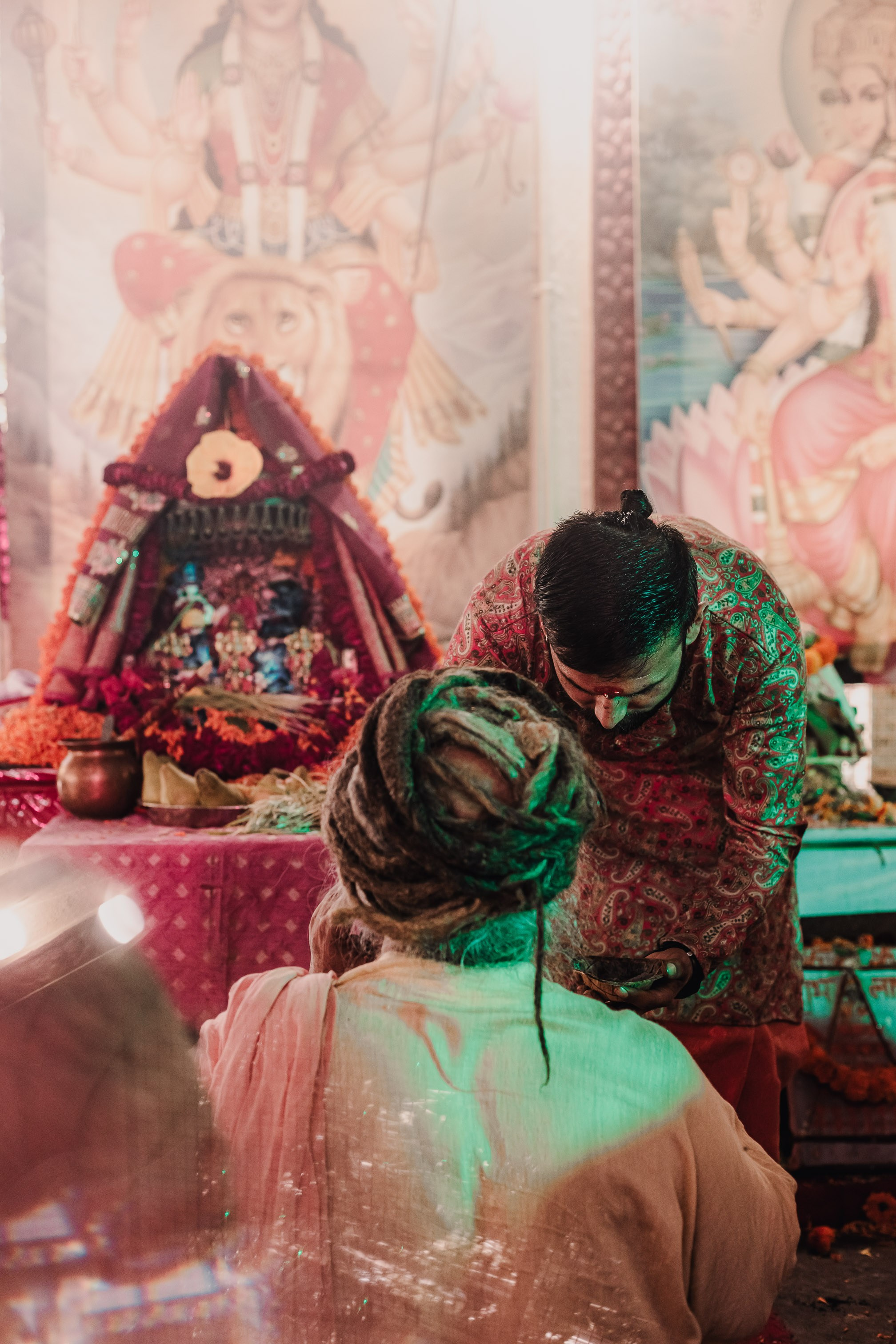 Navaratri yajna at Devraha Baba Ji ashram. Мариам Багдасарян