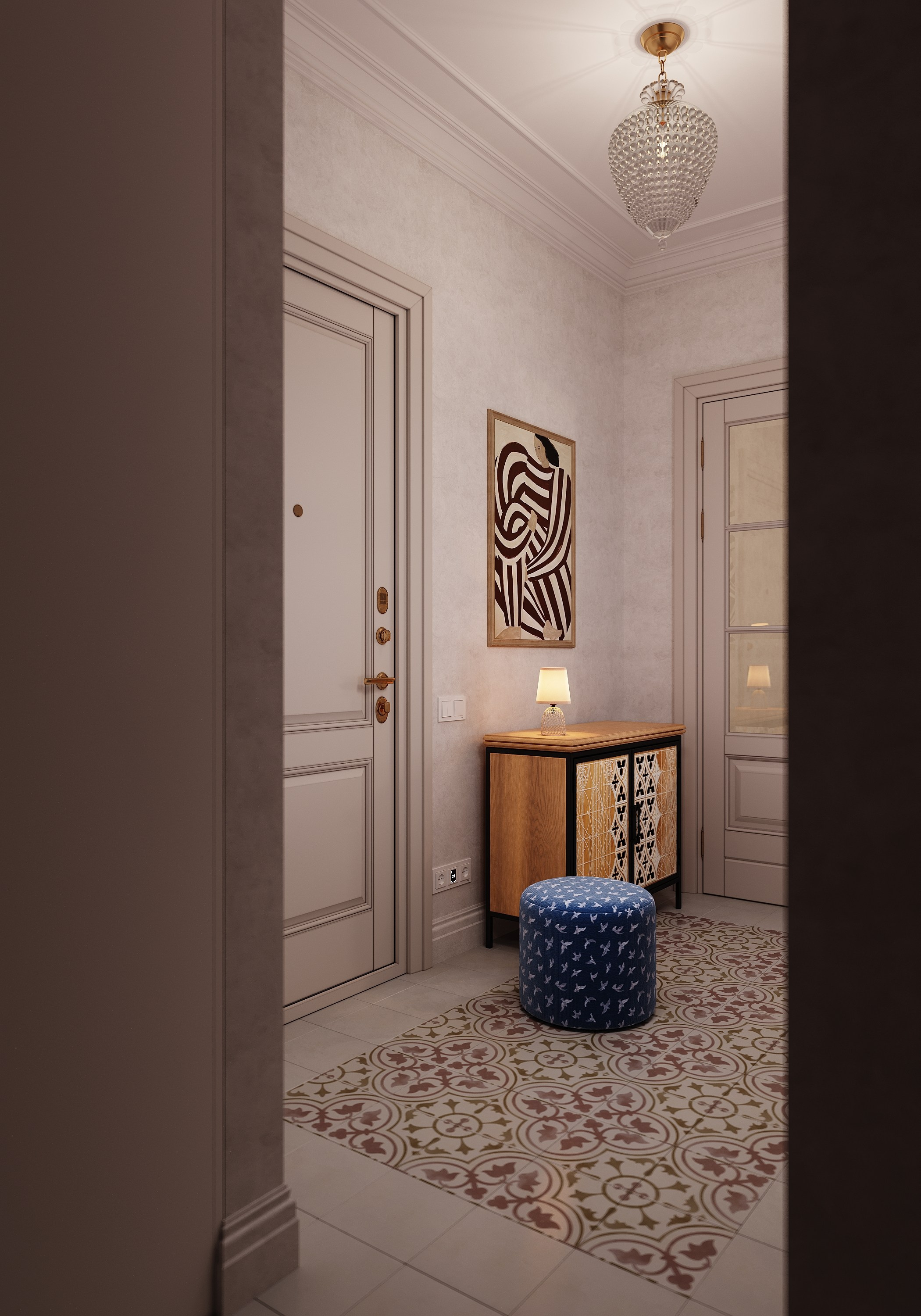 ДП Маяковский. 3D визуализация интерьера