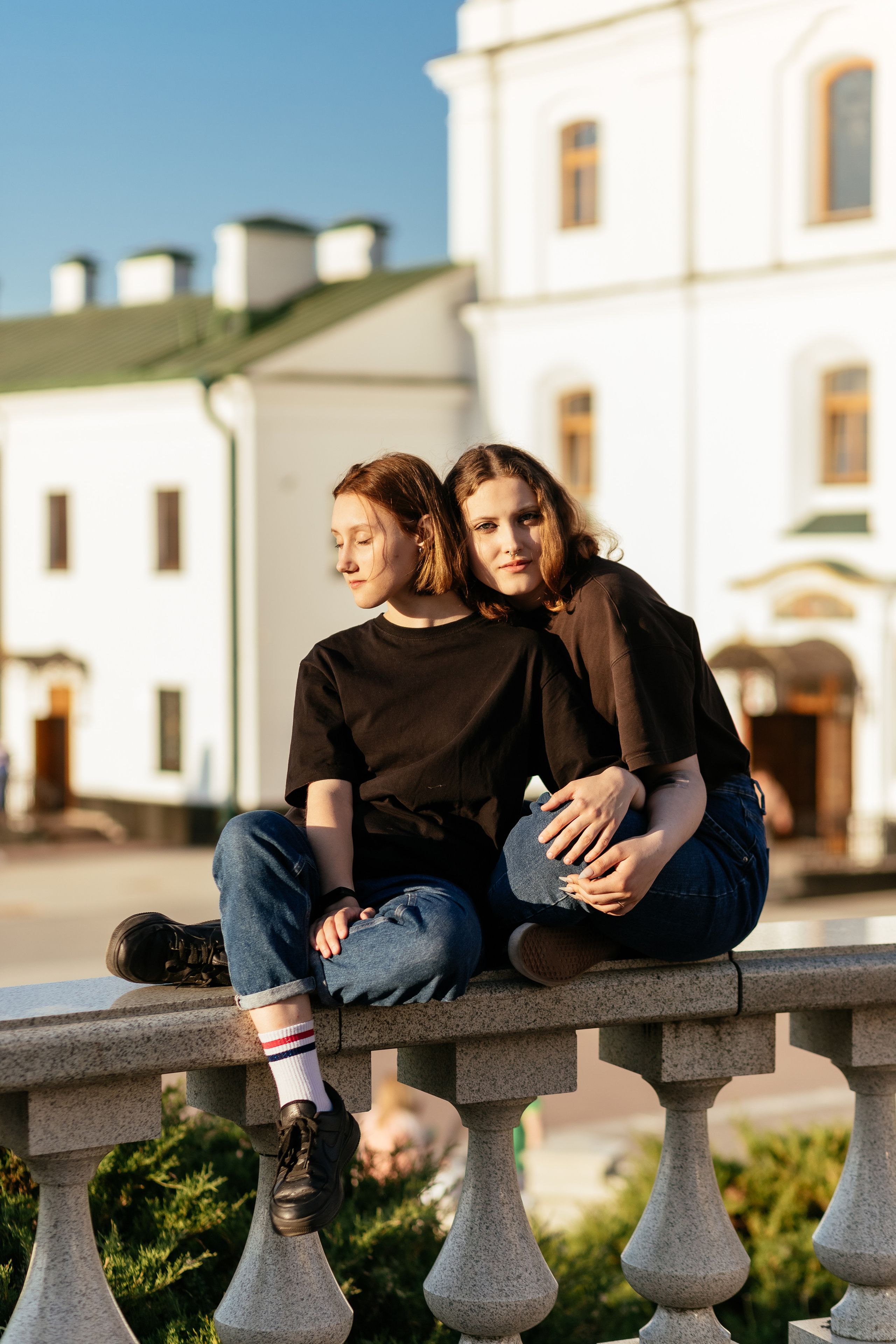 Саша и Лера. Прогулка по вечернему Минску. Семейный фотограф в Минске Приболовец Светлана