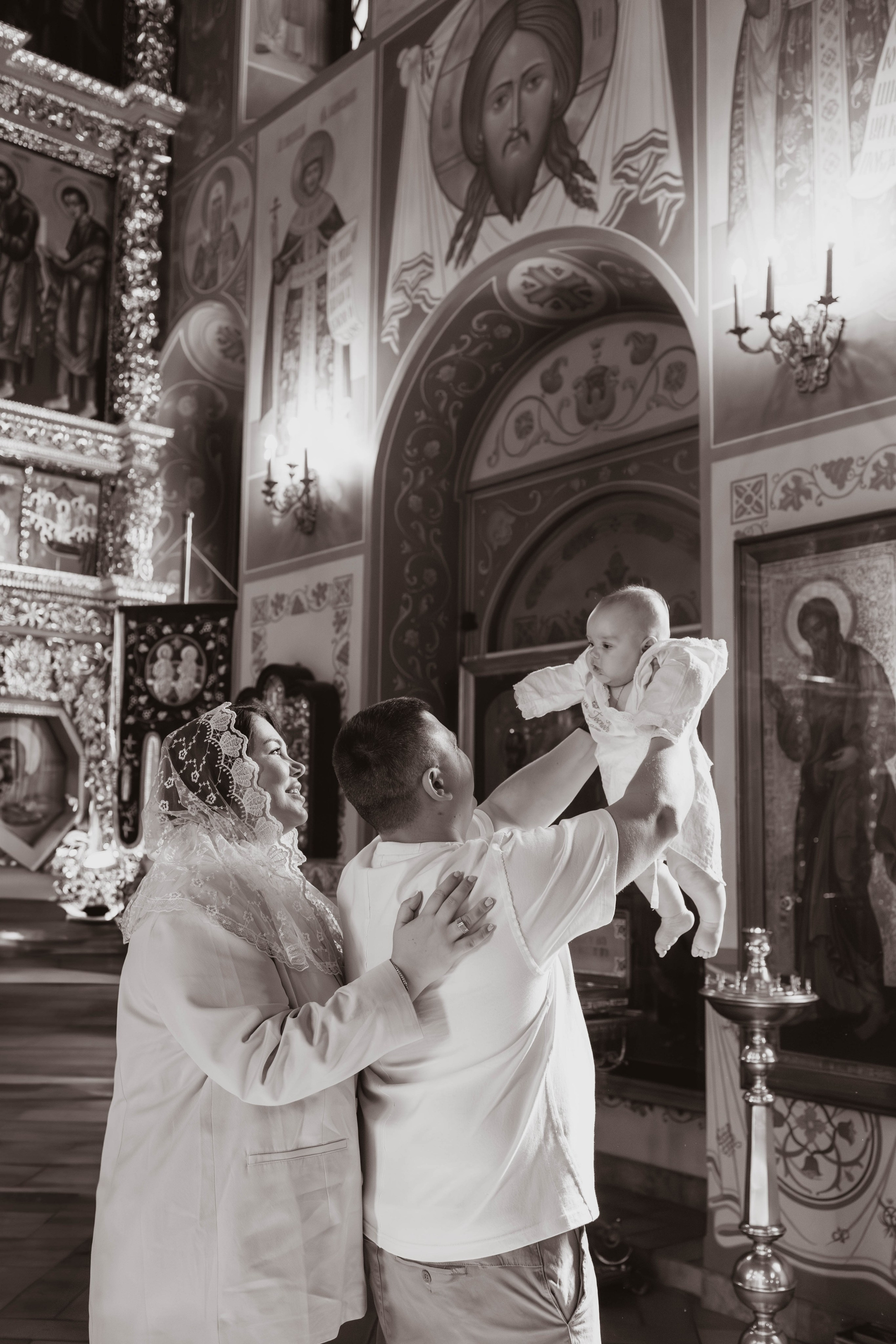 Таинство Крещения Евгения. Фотограф новорождённых Newborn Москва