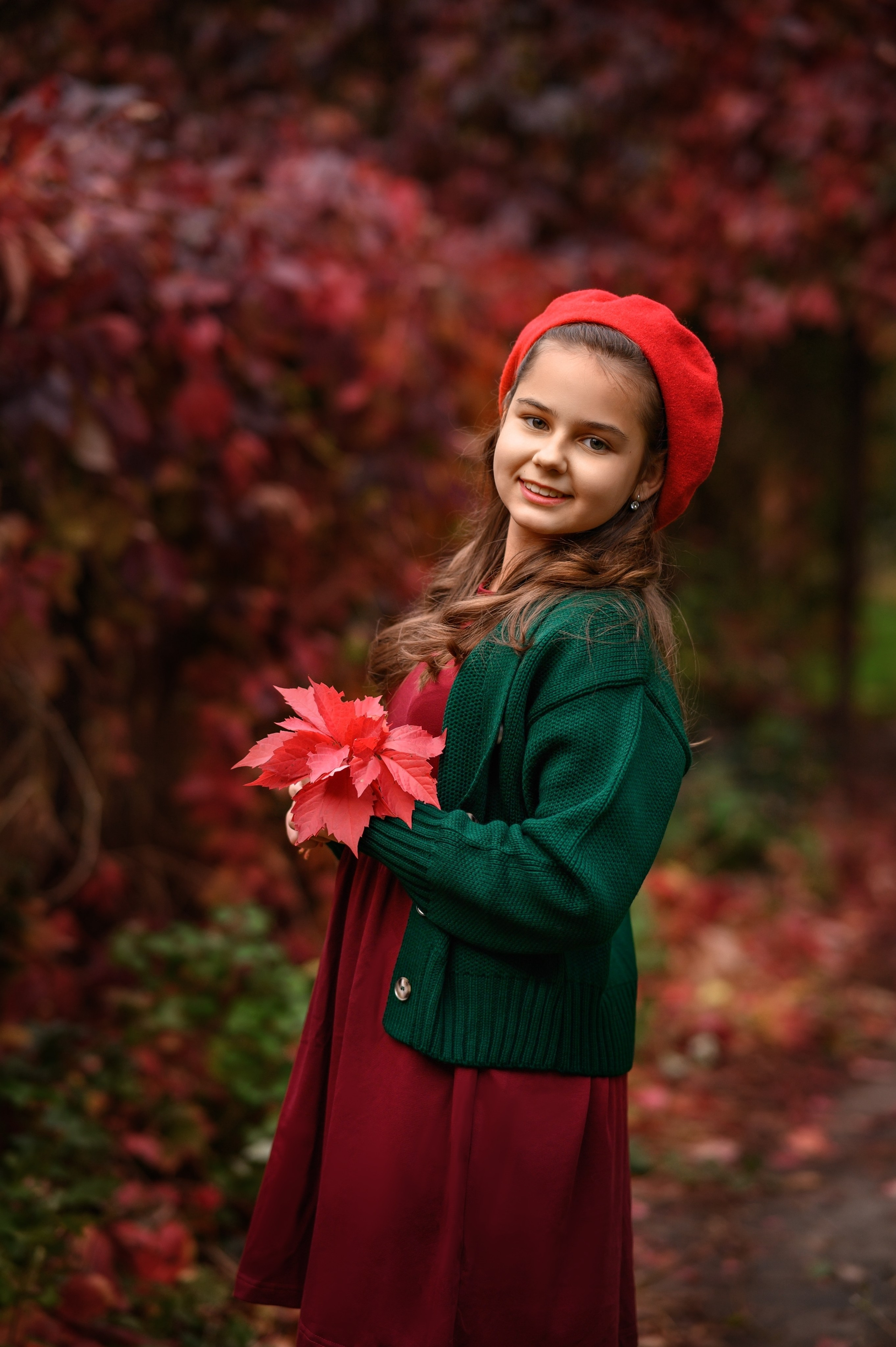 Мария с детьми