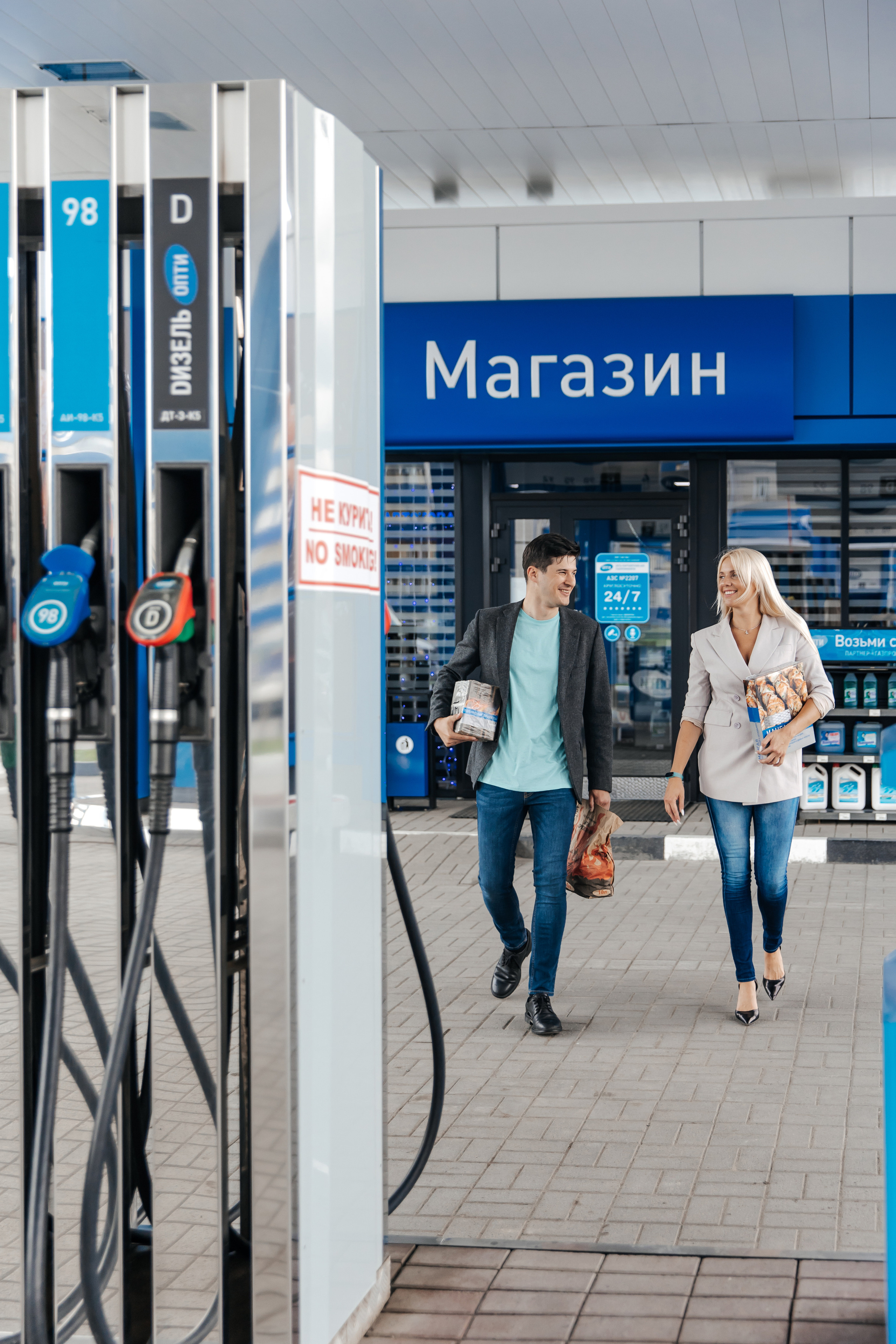 АЗС ОПТИ. Контент для соцсетей и рекламы. Лихошерстов Андрей — фотограф для бизнеса из Сибири