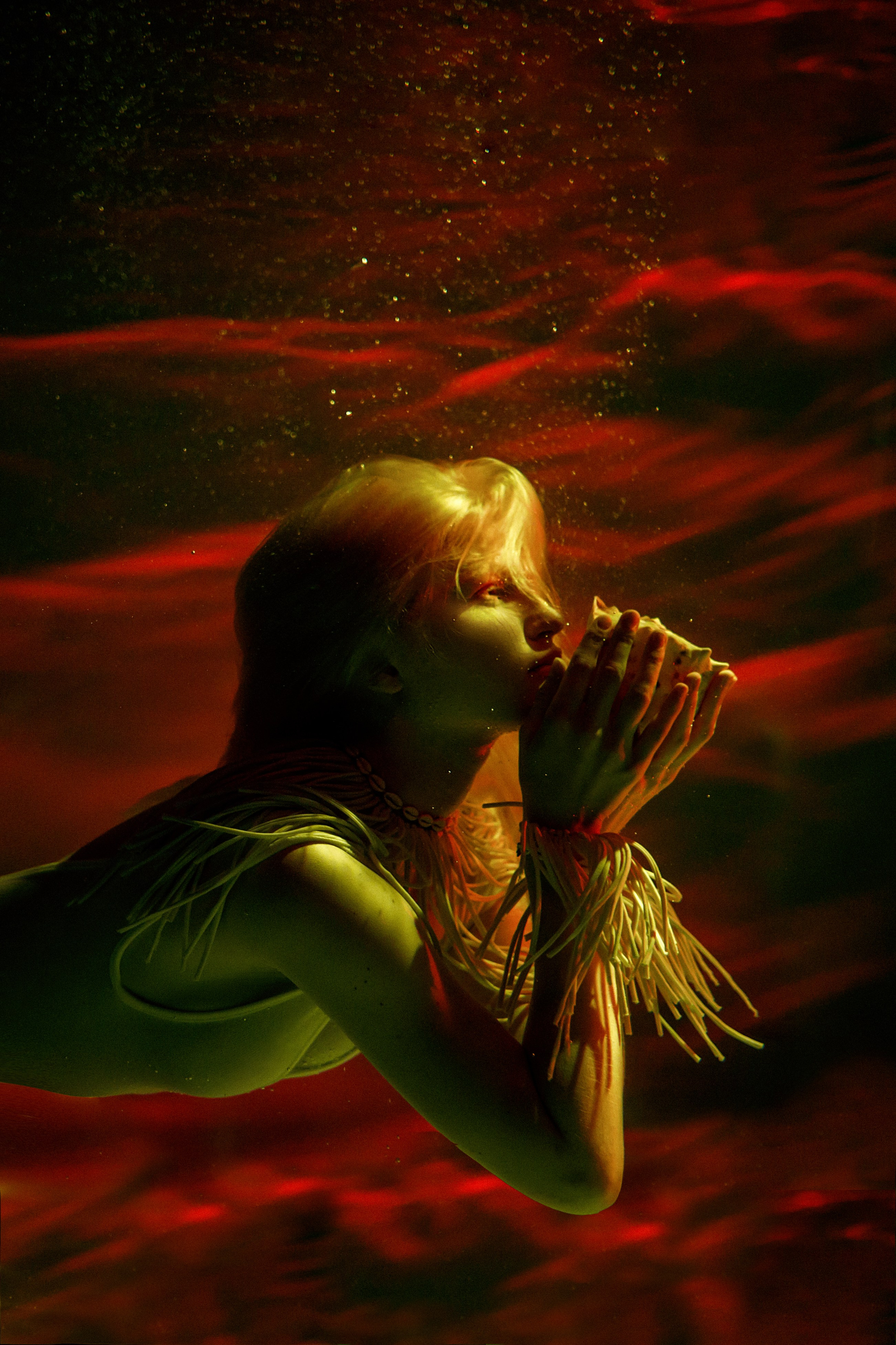 Подводная съемка. Профессиональная модель и блогер Сандра Капшук