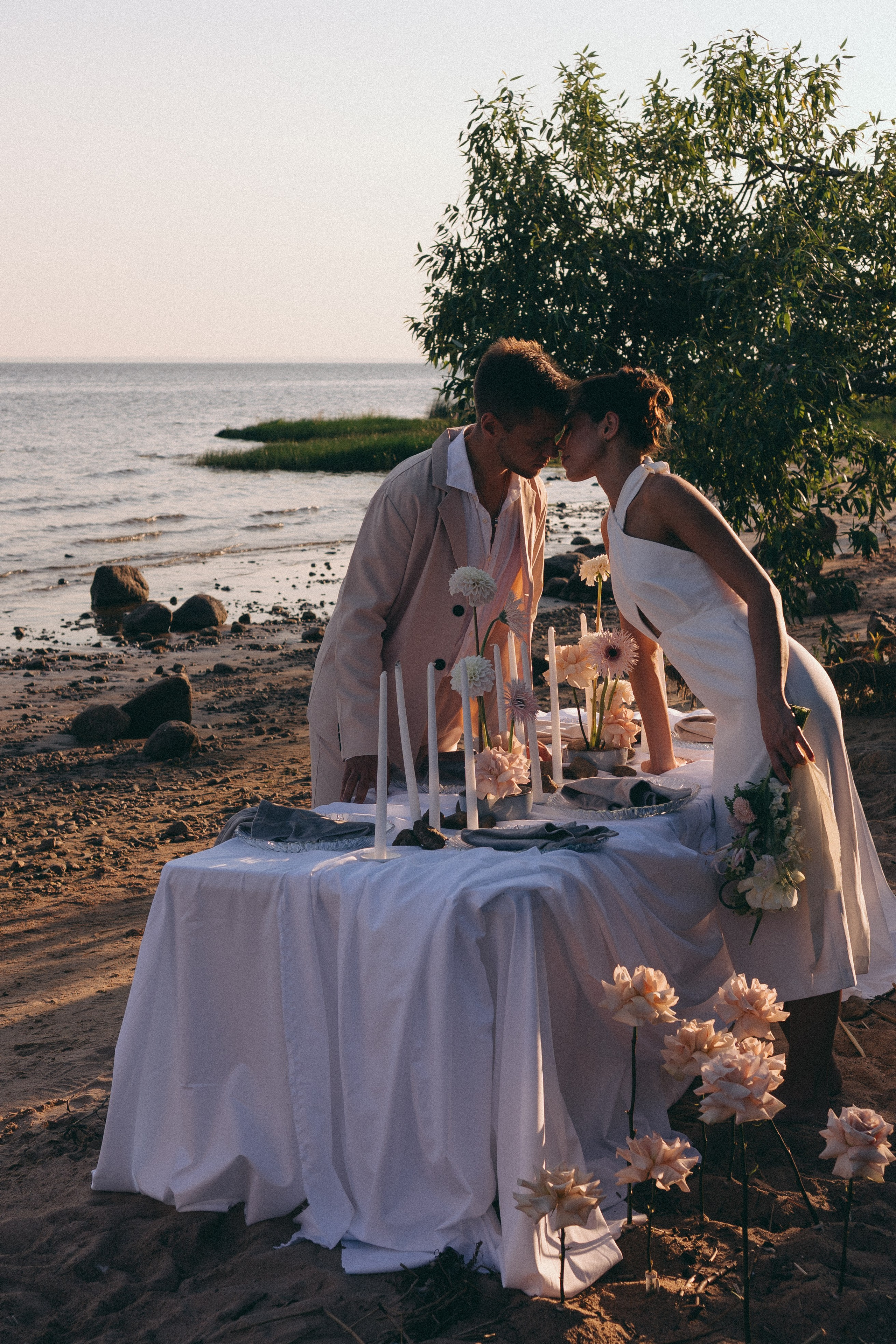СВАДЕБНАЯ ФОТОСЕССИЯ ВЫЕЗДНОЙ ЦЕРЕМОНИИ (ФИНСКИЙ ЗАЛИВ). Профессиональный фотограф, Санкт-Петербург — Виктория Богомолова