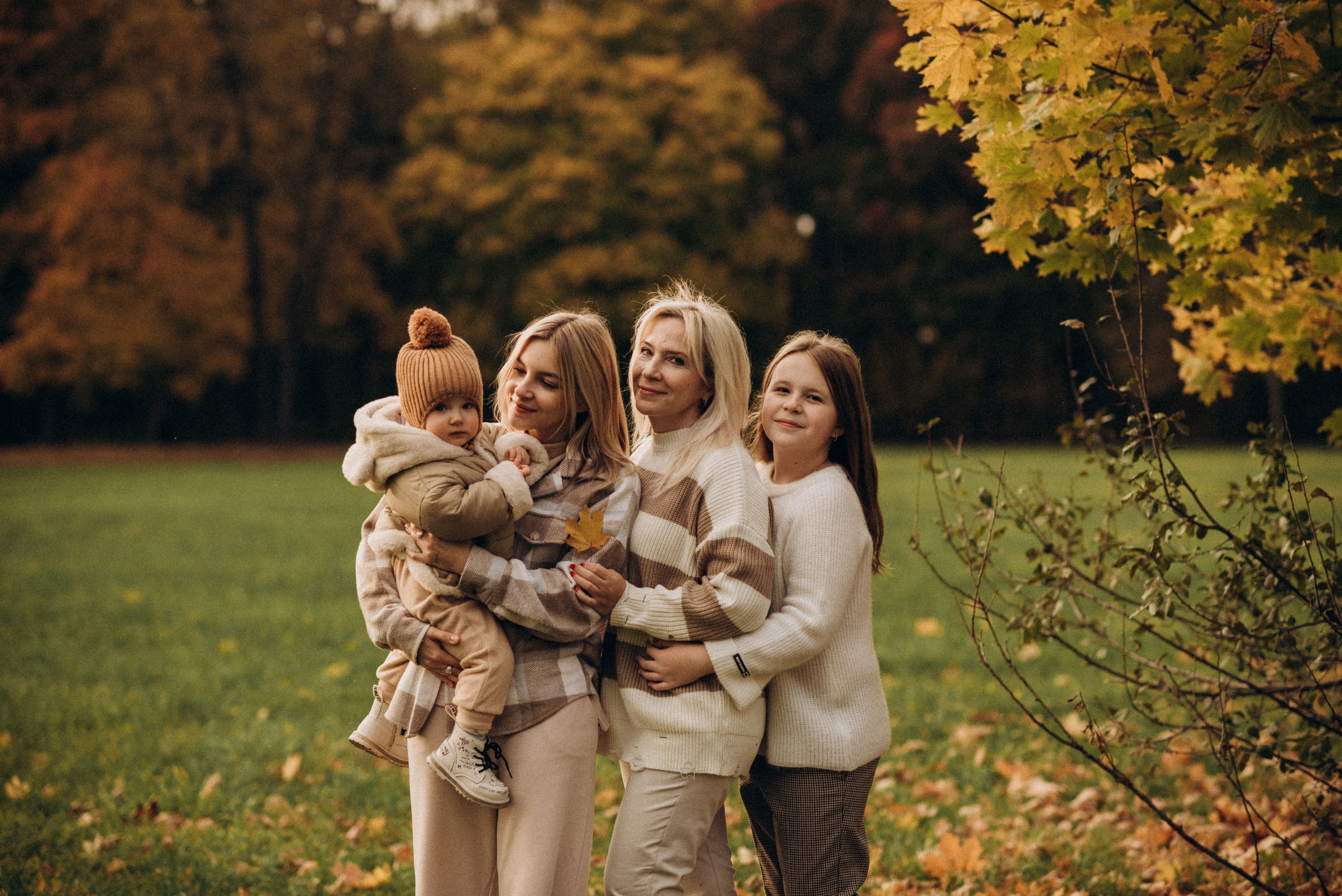 Осенняя фотосессия в парке. Семейный фотограф в Домодедово и Москве Елена Пичугина