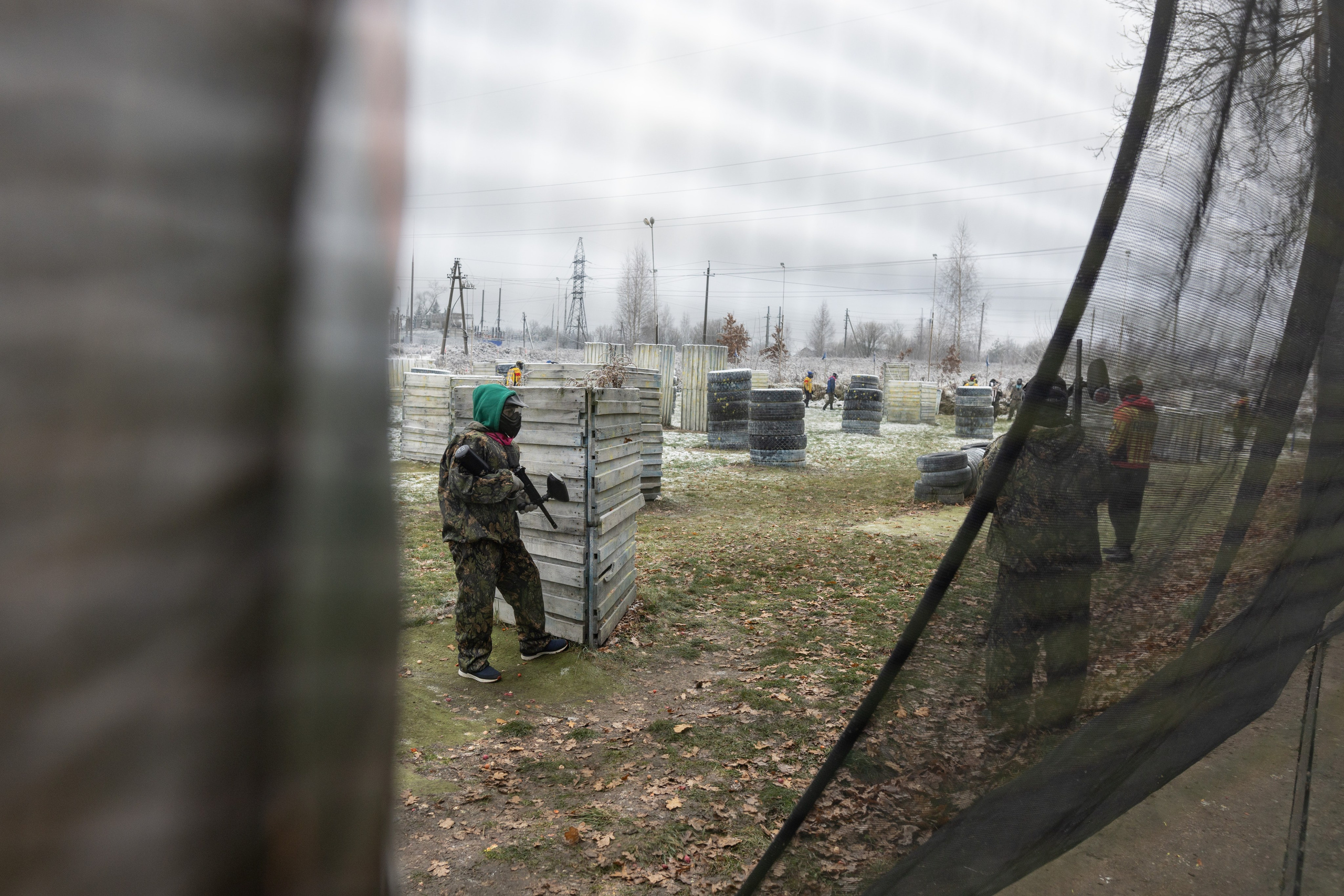 Фото с мероприятия по пейнтболу для Минспорта в Туле