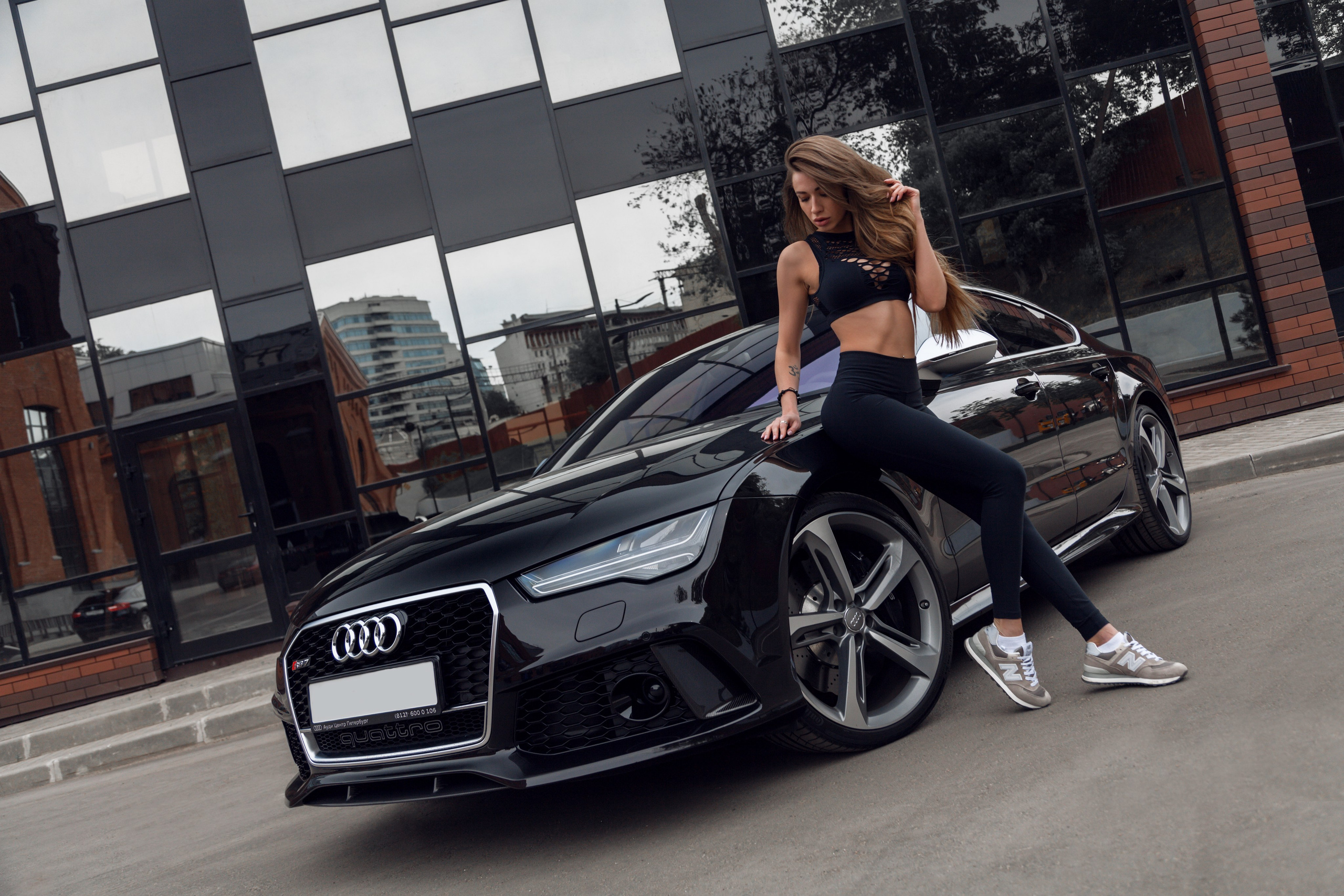 Audi RS7 x Daria. Базилев Александр | Фотограф, Москва
