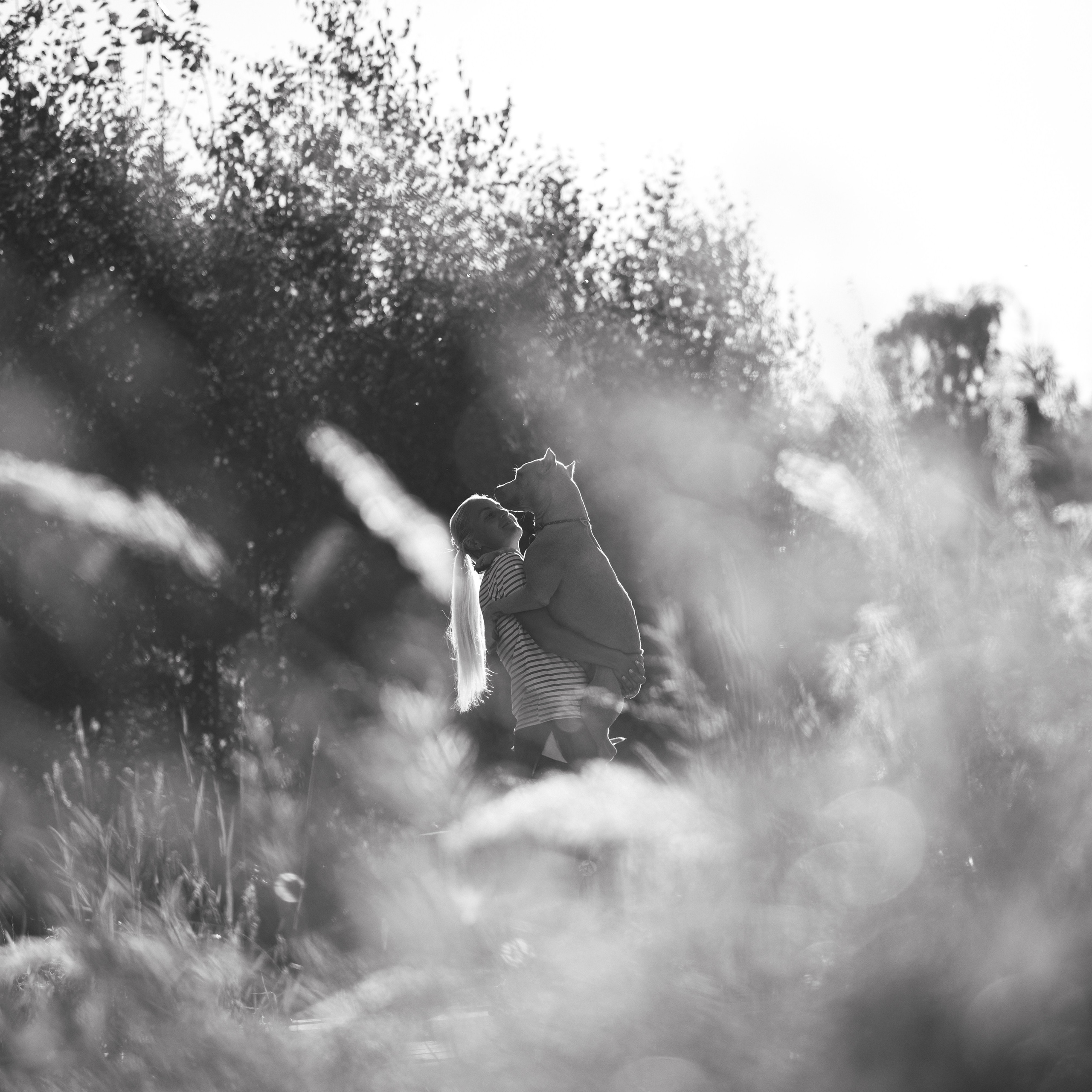 Аня и Печенька. Семейный фотограф анималист Ананьева Мария — Москва