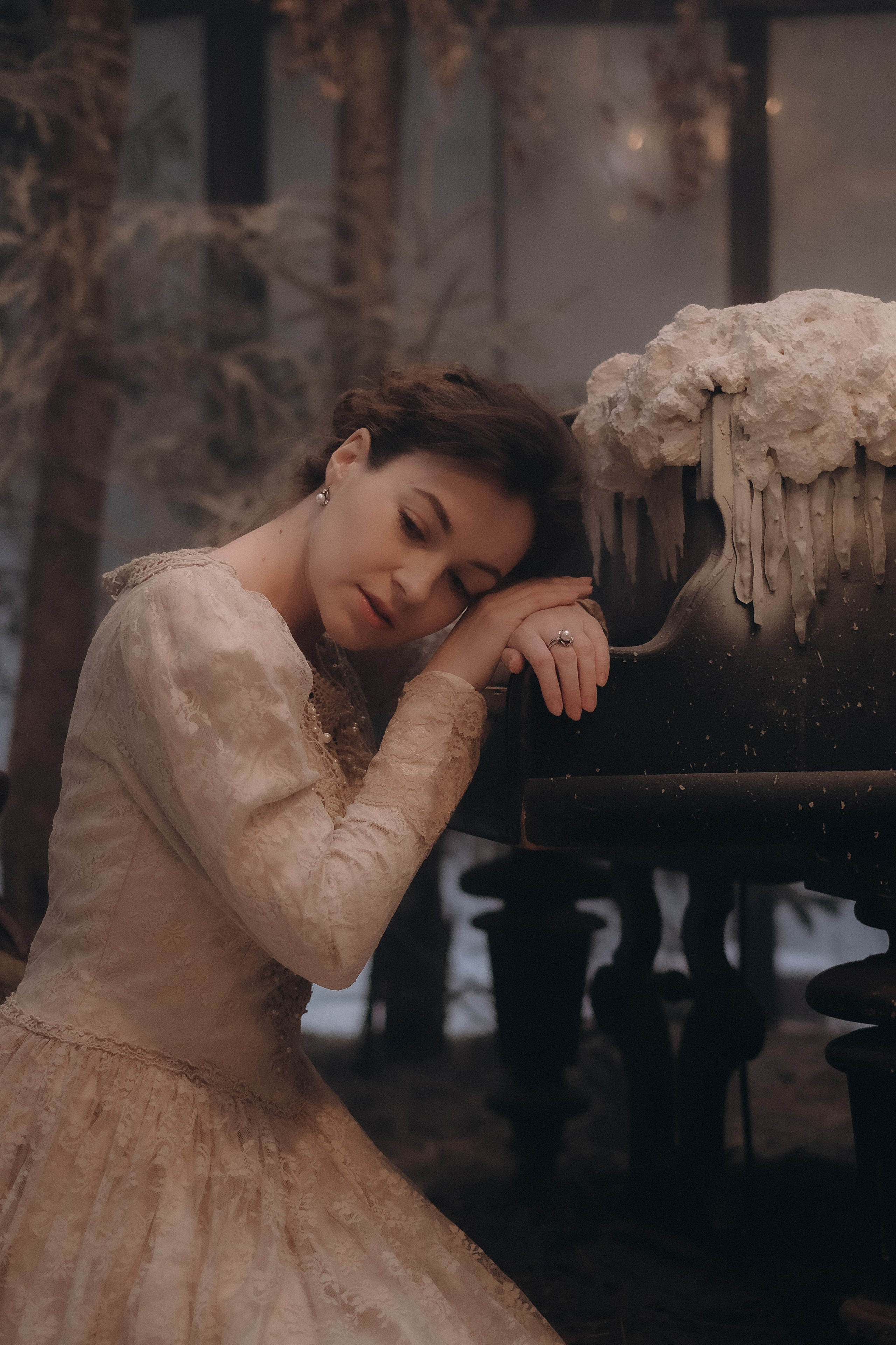 В заброшенной оранжерее. Свадебный и семейный фотограф в Москве Инника Кетлер