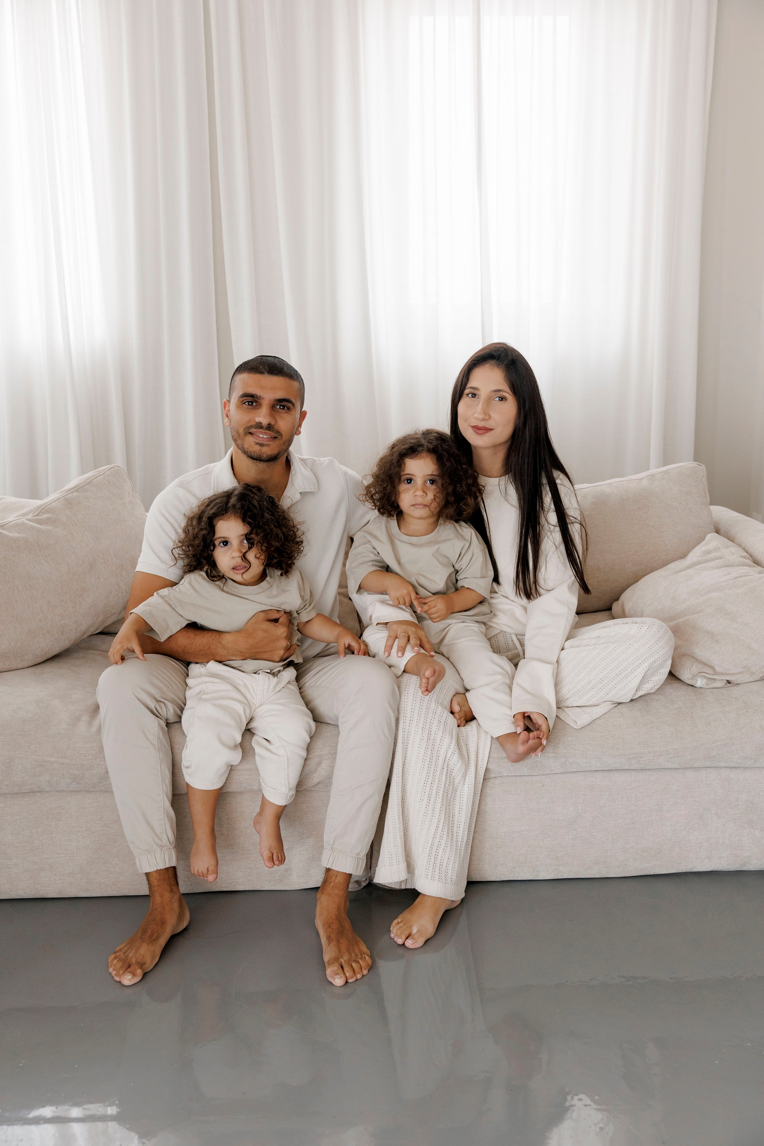 Family photoshoot inside the studio in Hadera. Wedding and family photographer