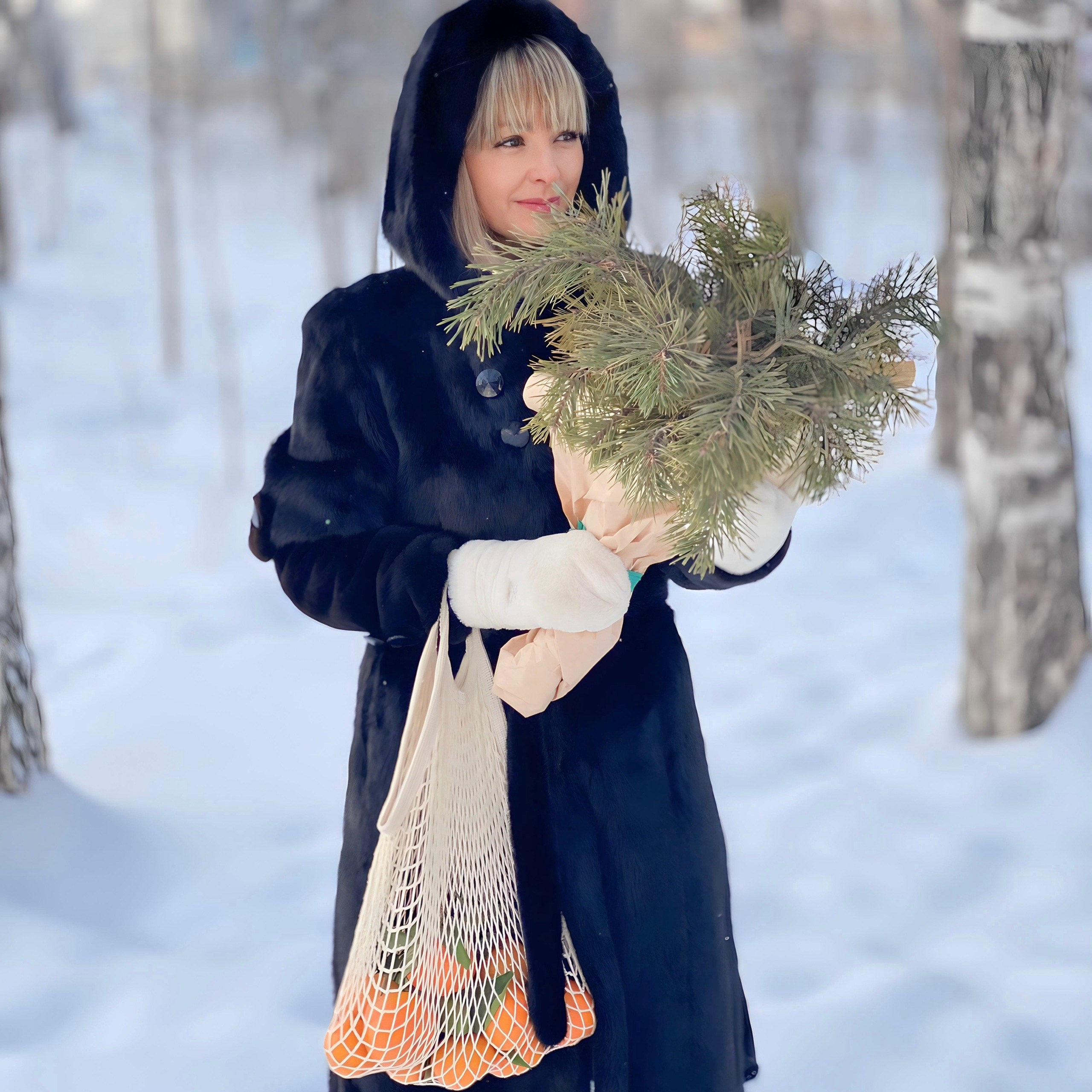 Зимний фотопроект с мандаринами. Фотограф Екатеринбург Екатерина Красноперова