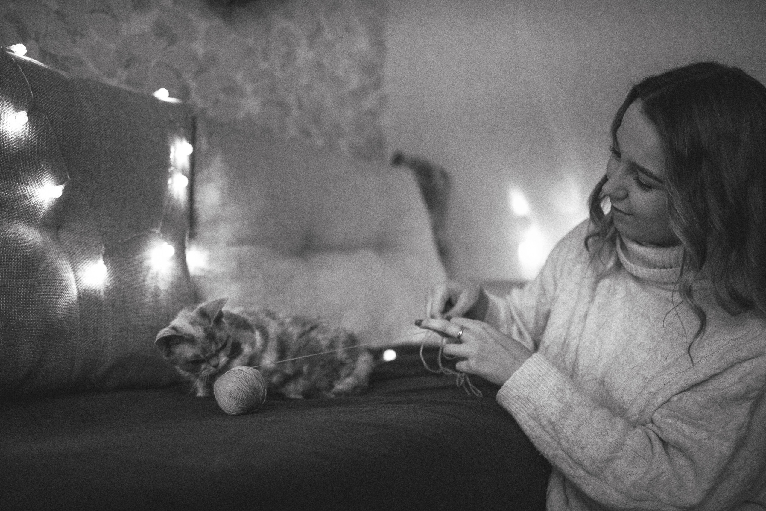 Домашняя новогодняя. Фотограф Анималист в Москве Анастасия Жучкова