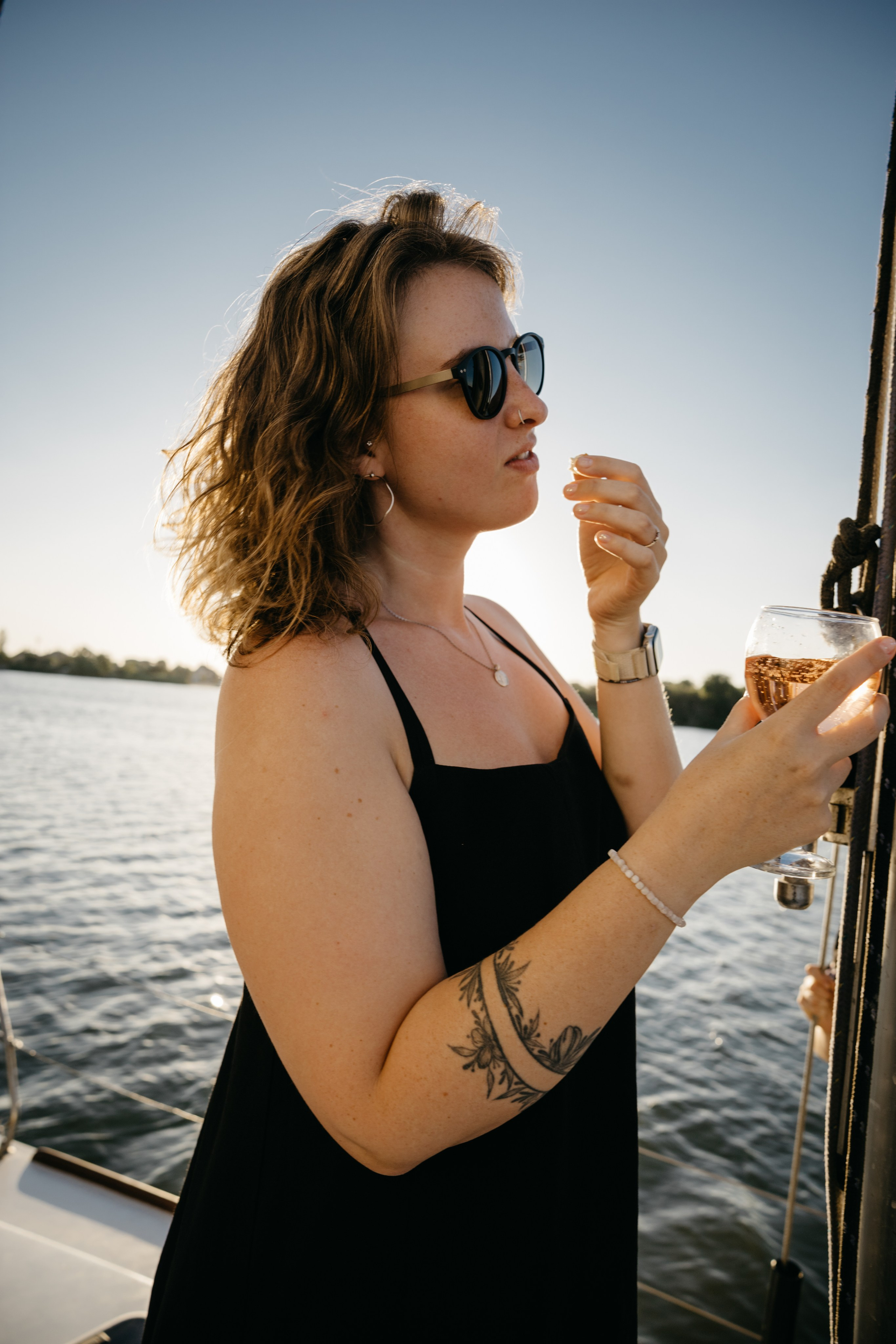 Прогулка на яхте. Фотограф Эдуарда Титанян