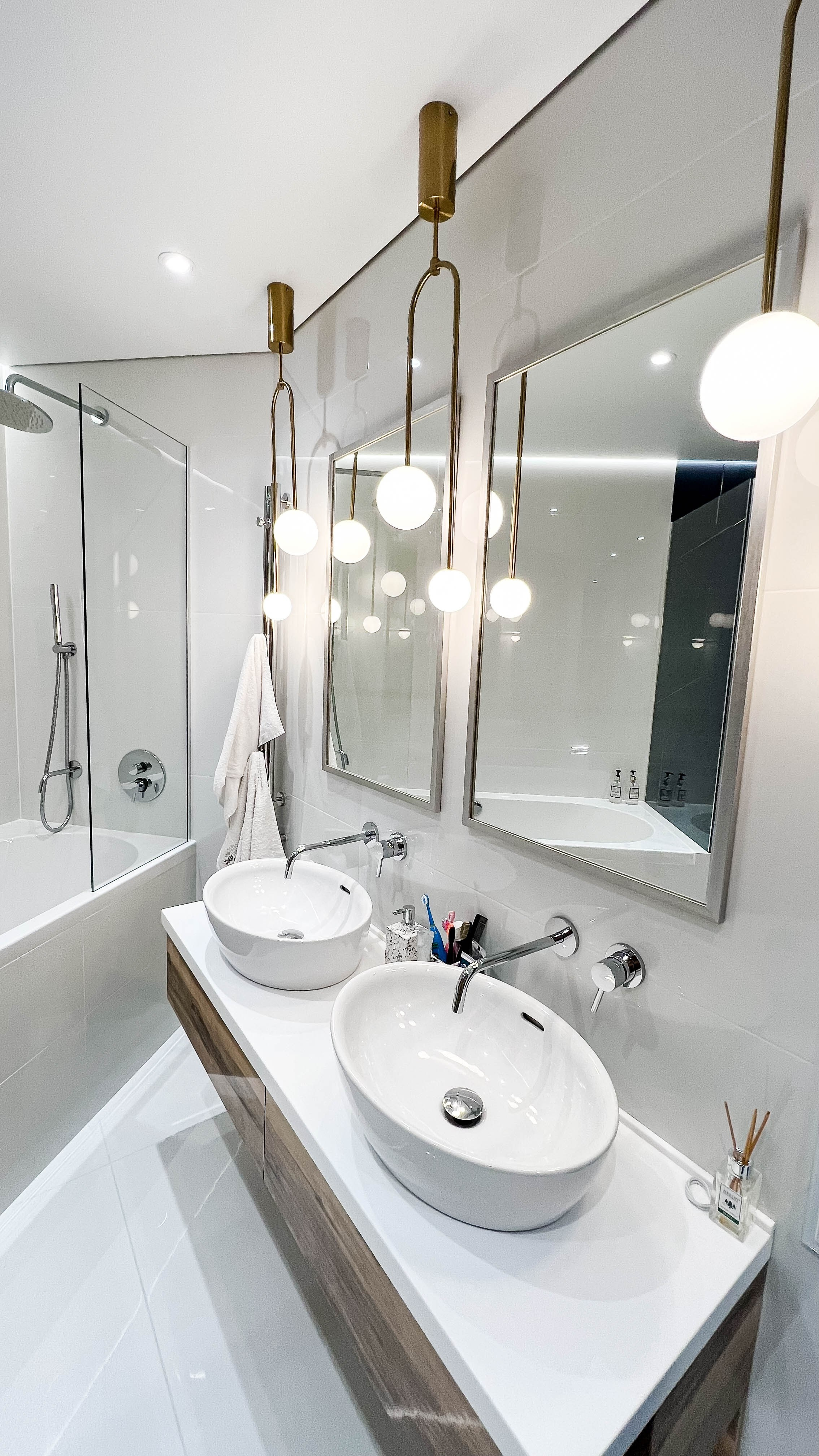 The apartment is in a modern style. Fotograf Dmitrii Donets