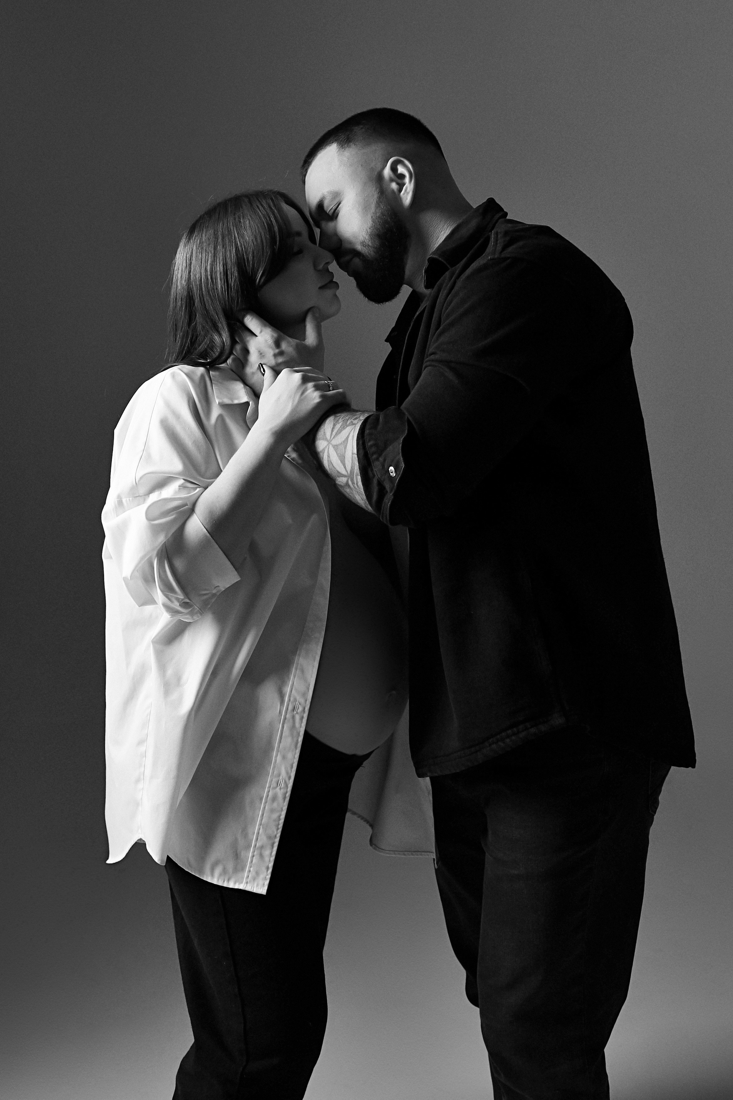 Стильная фотосессия беременности