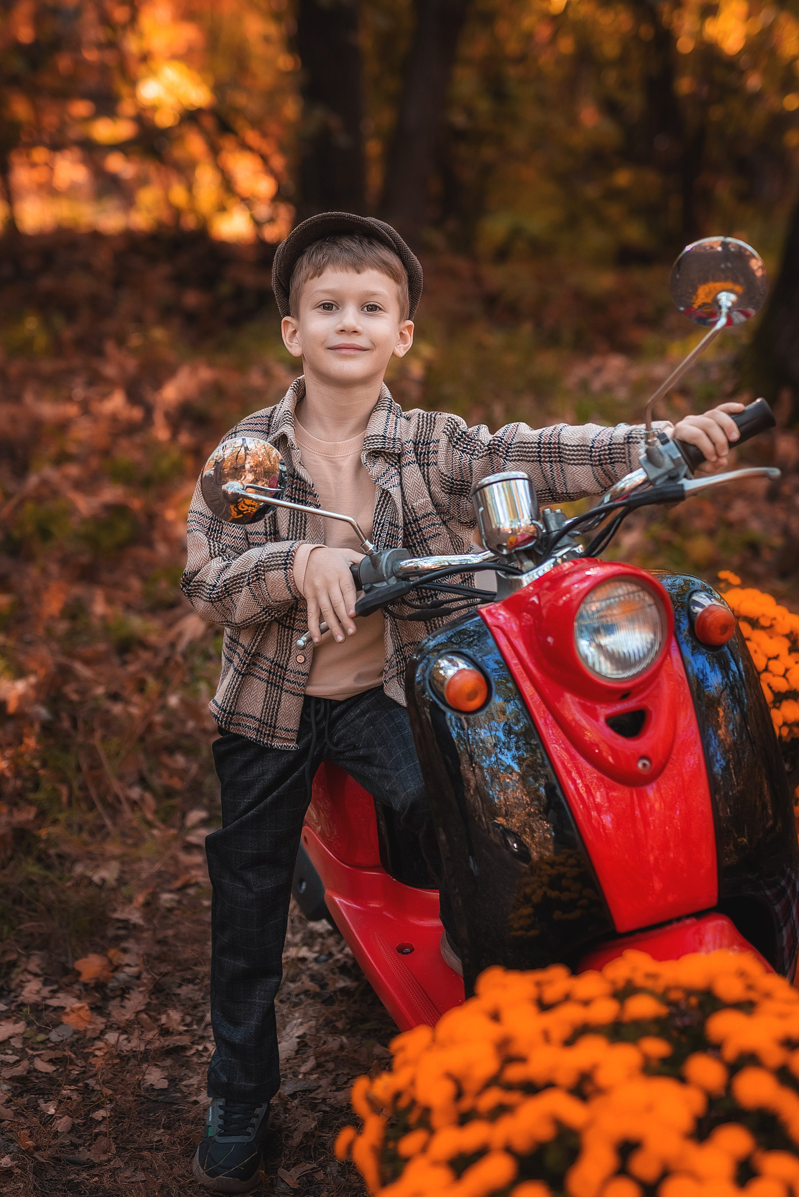 Осенняя фотосессия в лесу. Семейный, детский фотограф в Воронеже Анна Никитина