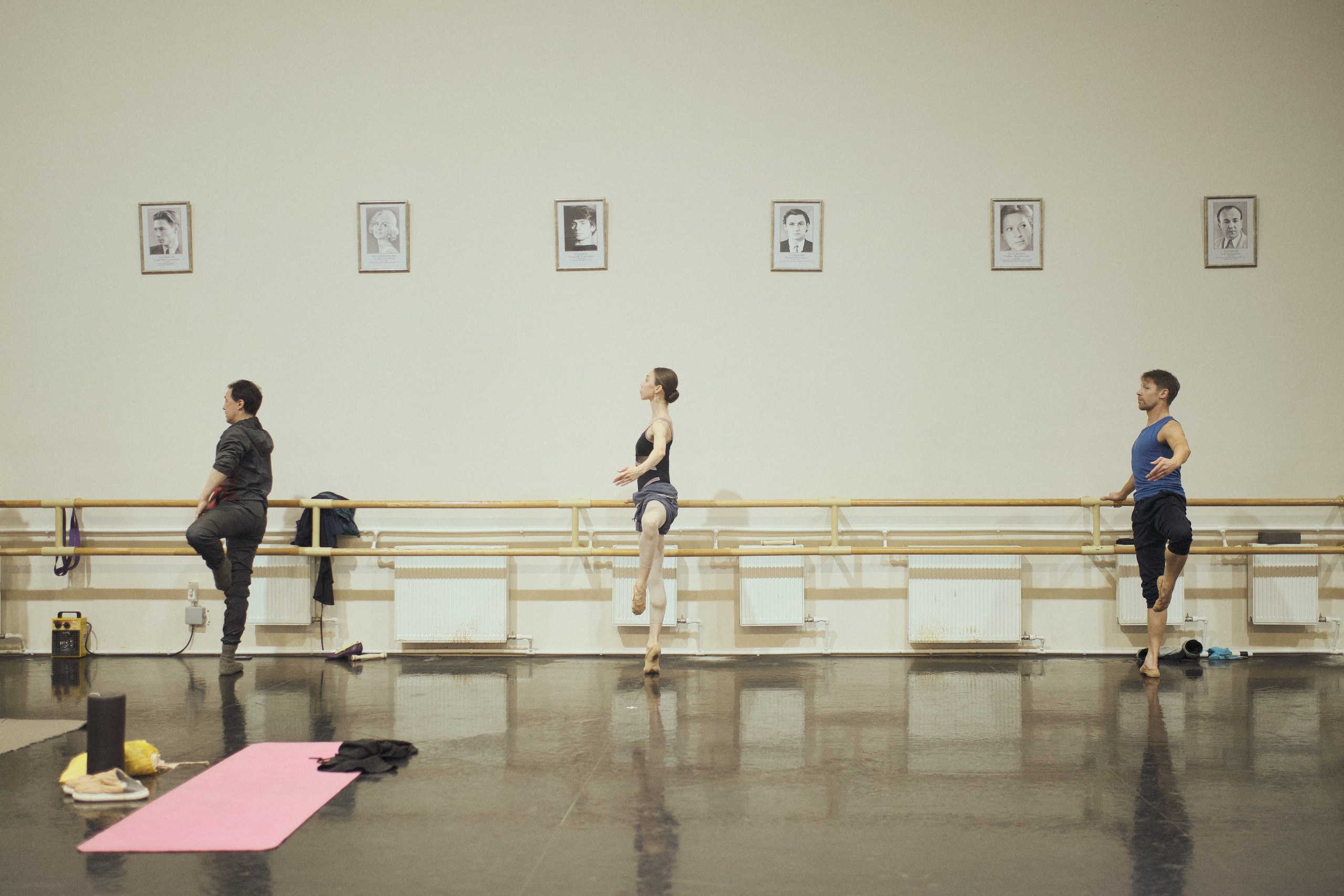 Балетный класс и репетиция артистов балета КТОиБ им. Мусы Джалиля. Barsukov