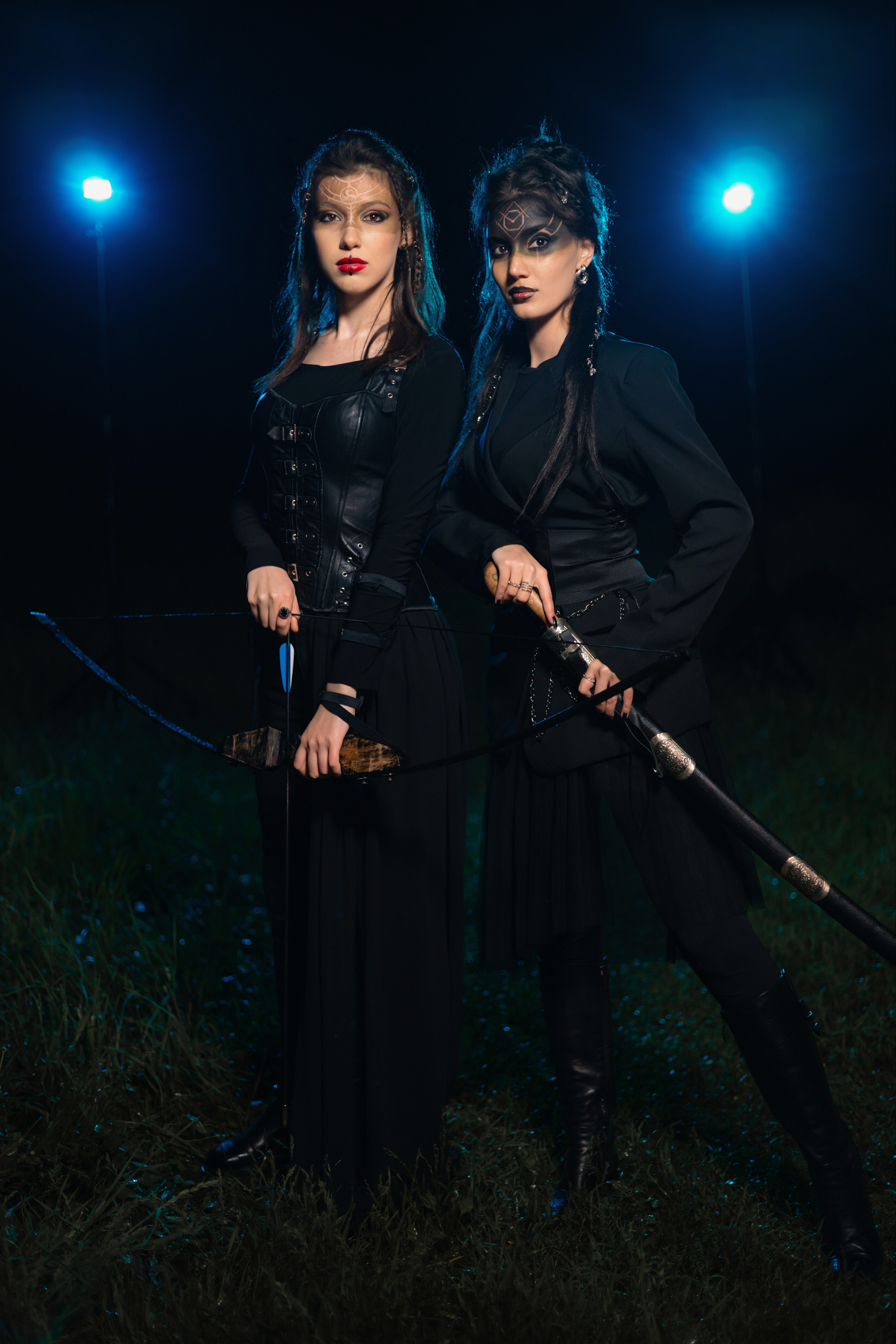 Фэшн Фотосессия нальчик, Портреты двух девушек. Свадебный фотограф Рустам Нахушев. Город Нальчик