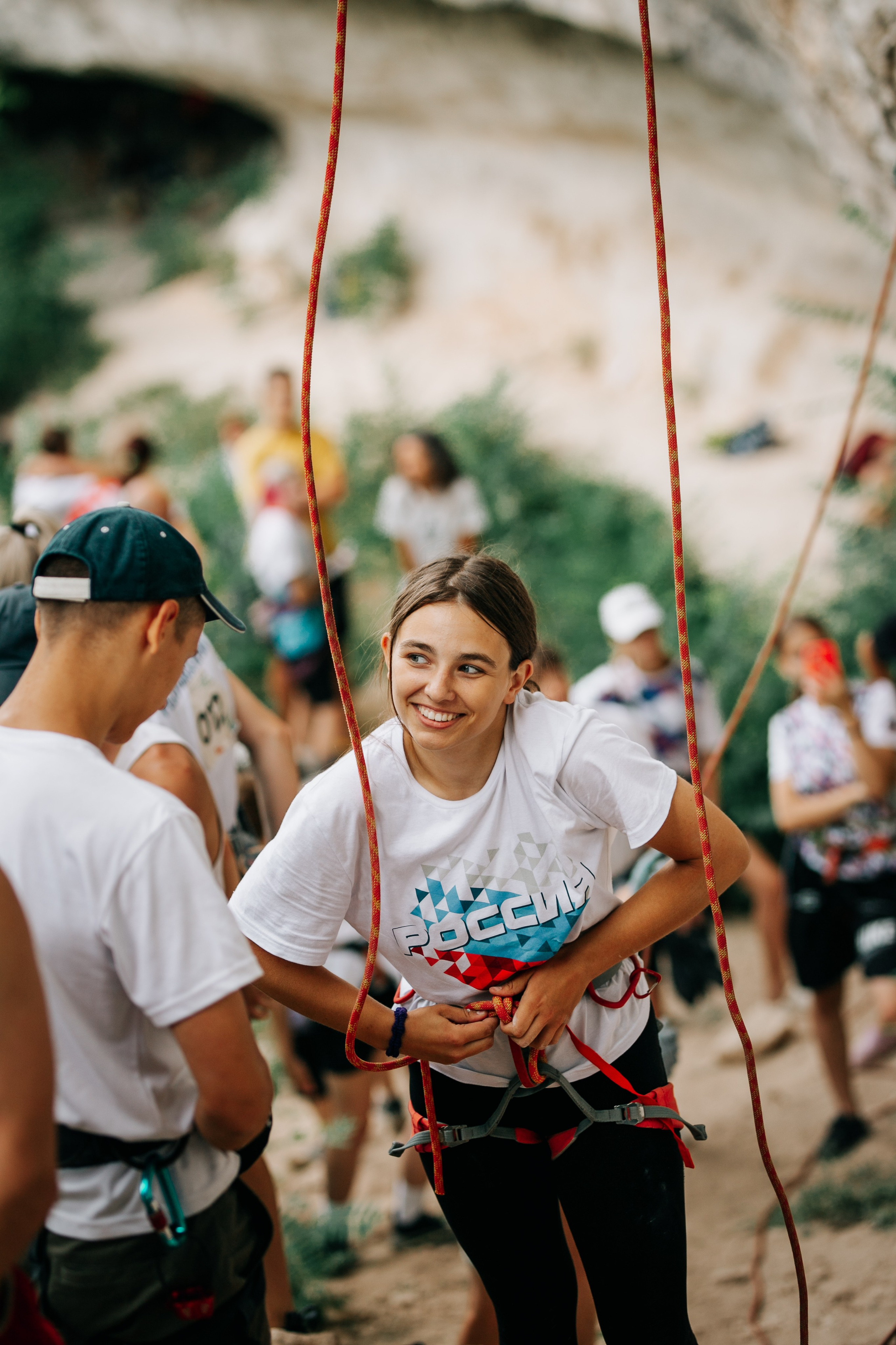 Соревнования по скалолазанию. Фотограф в Крыму