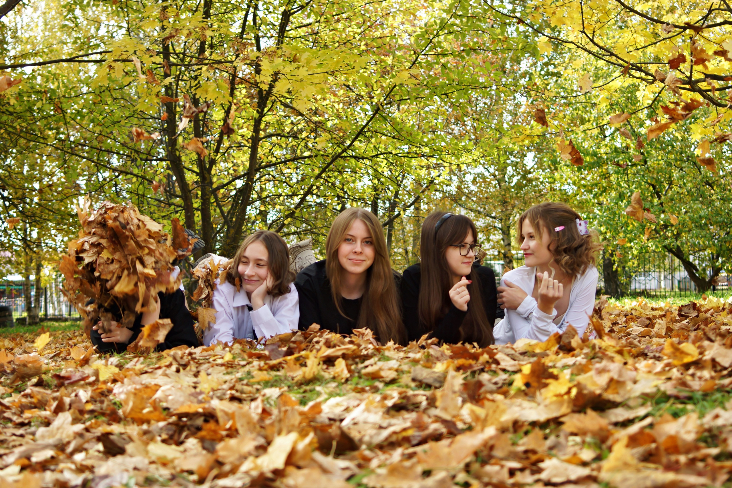 Осенняя фотосессия в школе г. Йошкар-Ола