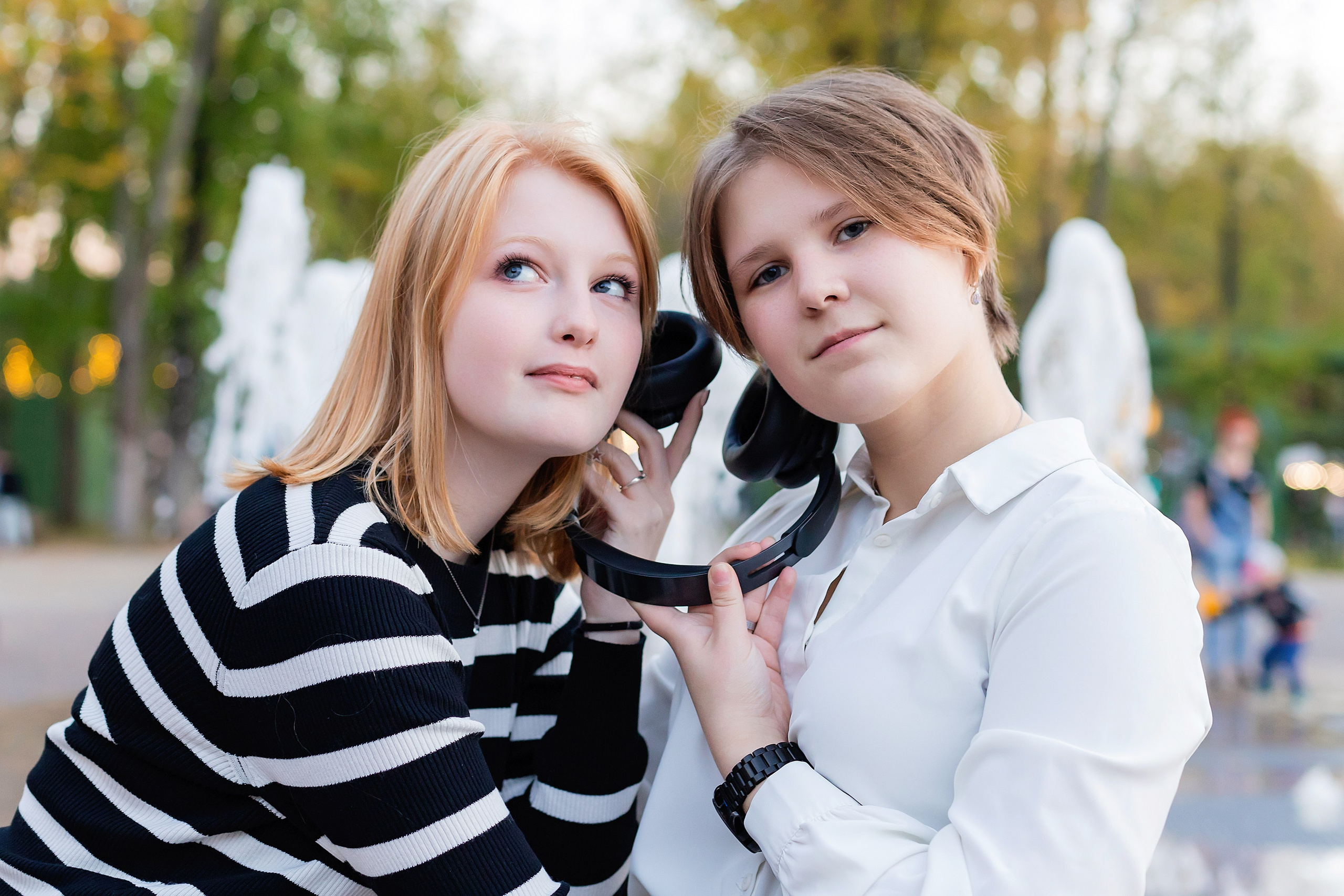 Съёмка в парке. Выпускные альбомы «Эврика» в Нижнем Новгороде