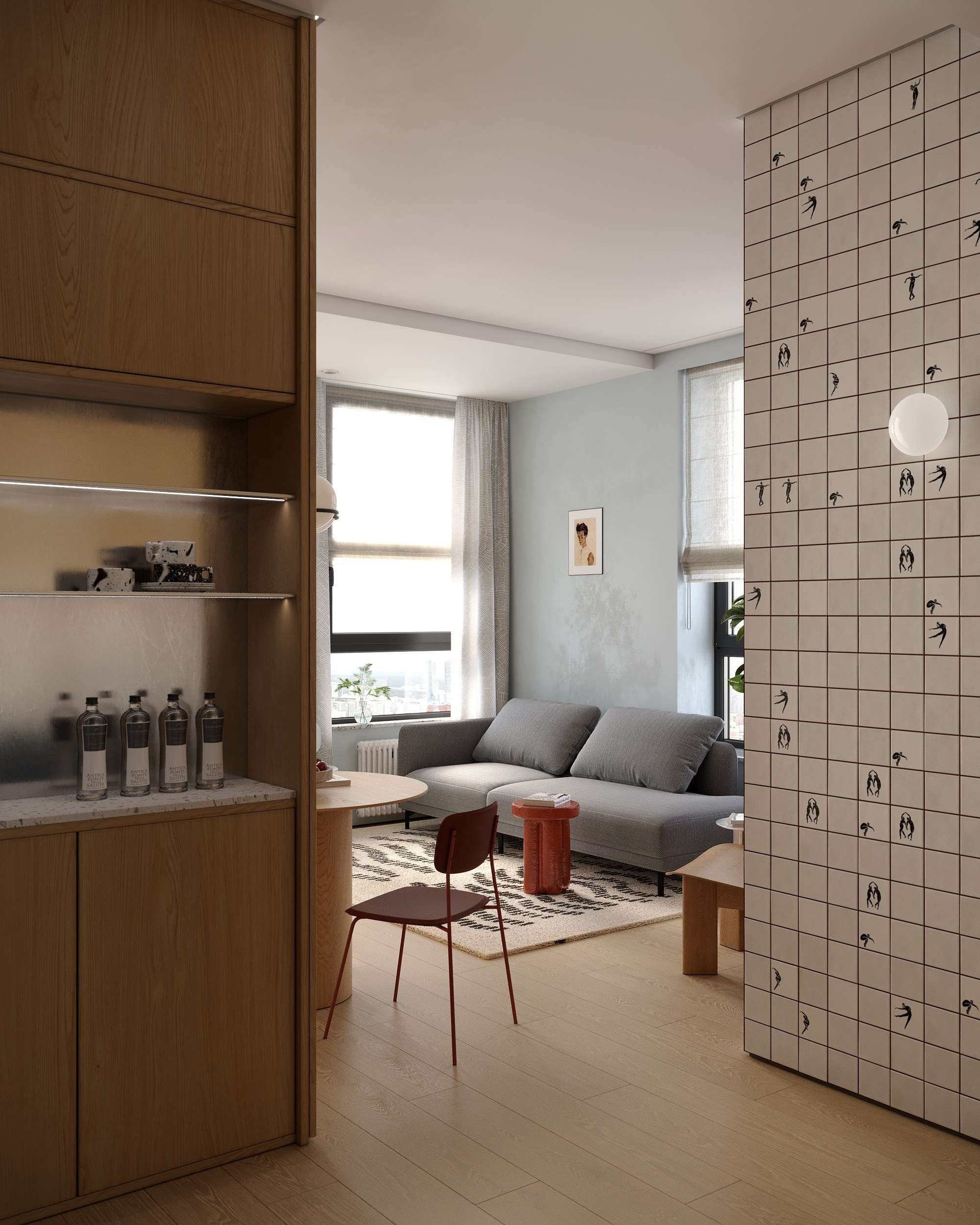 ЖК «Архитектор». 3d визуализатор интерьера Нургалиева Диана