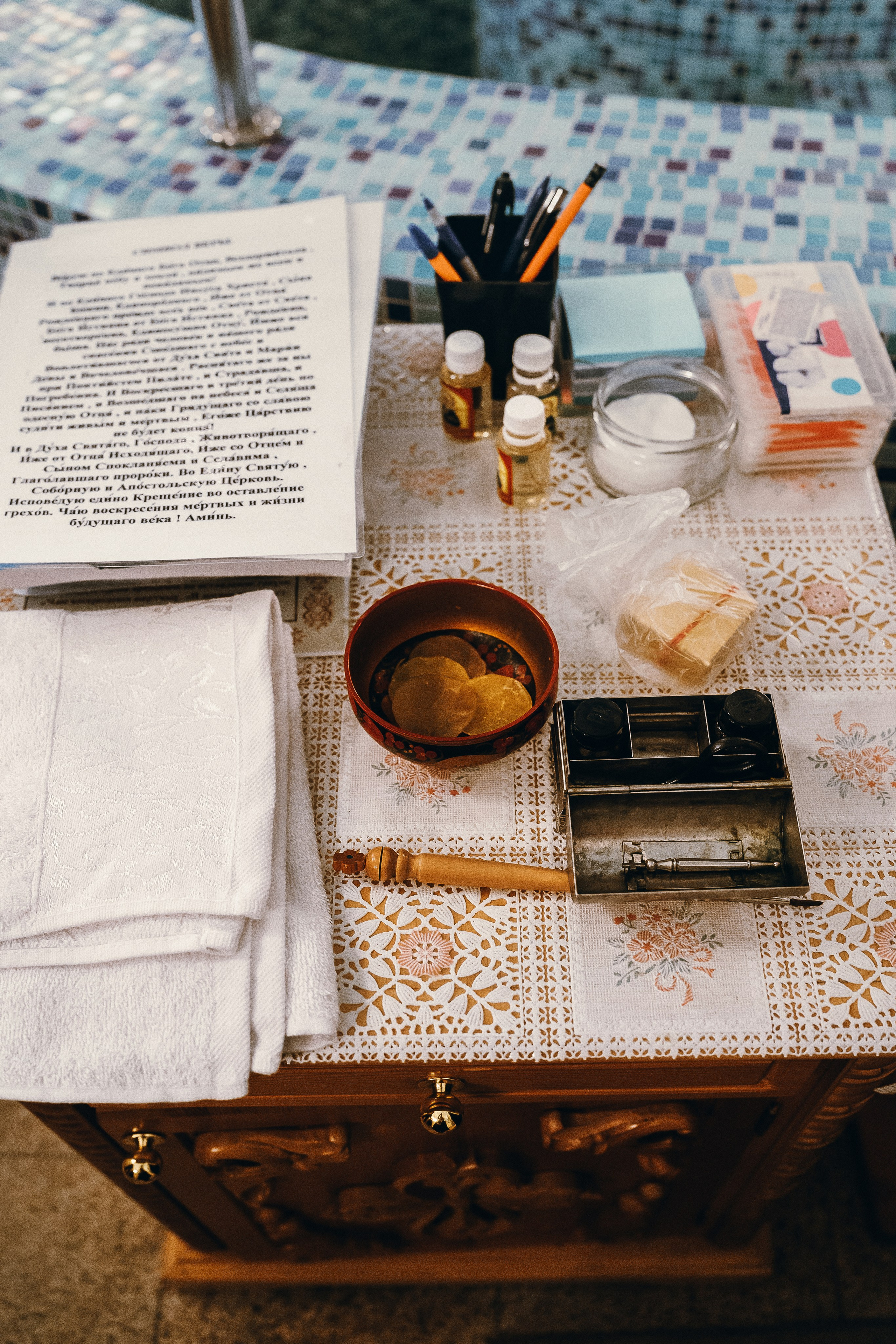 Таинство в Храме Петра и Февронии. Фотограф Ольга Рубцова в Москве и Московской области