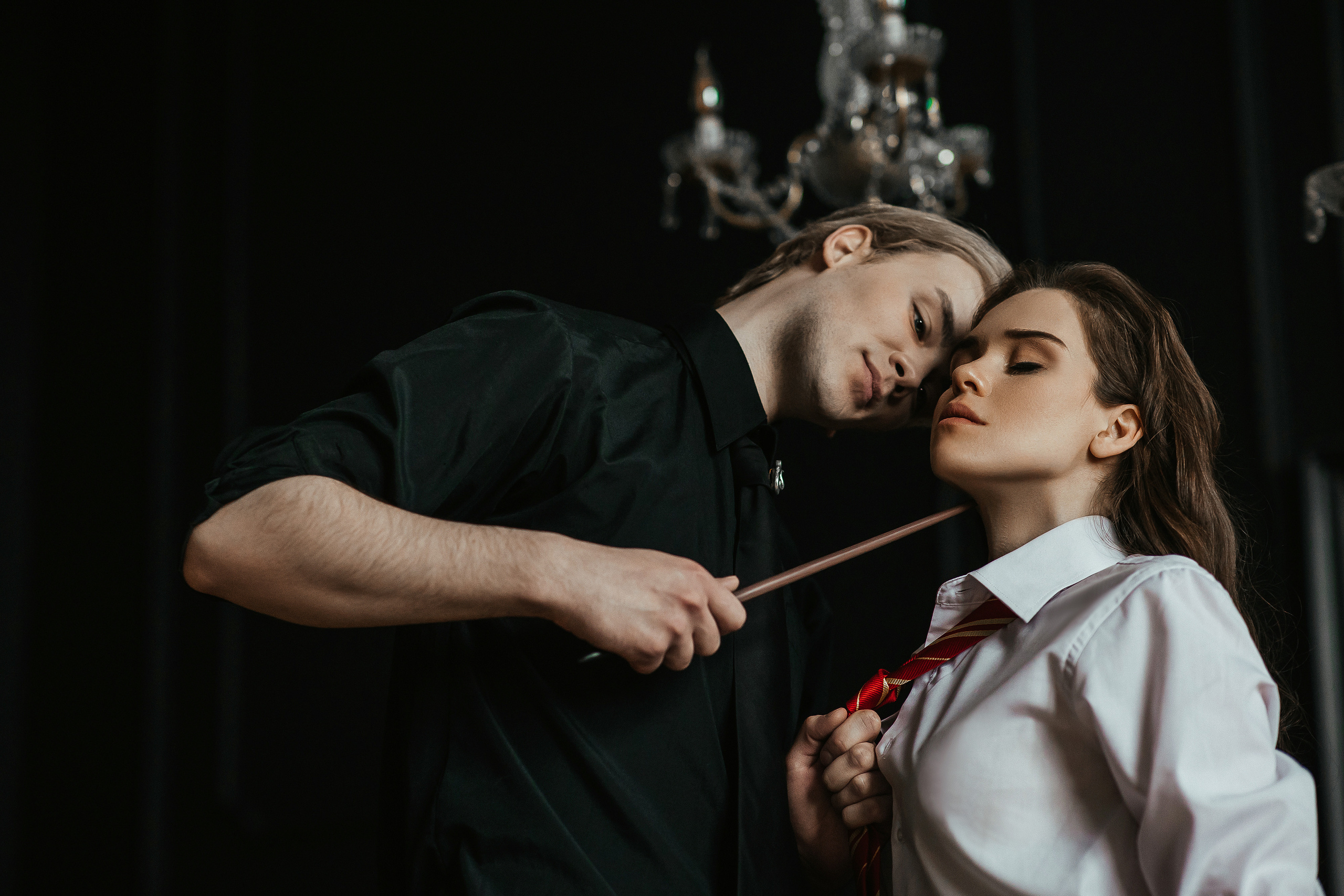 «Драмиона» гостинная факультета Слизерин. Гарри Поттер. Свадебный и портретный фотограф Алина Иванова. Екатеринбург-Москва