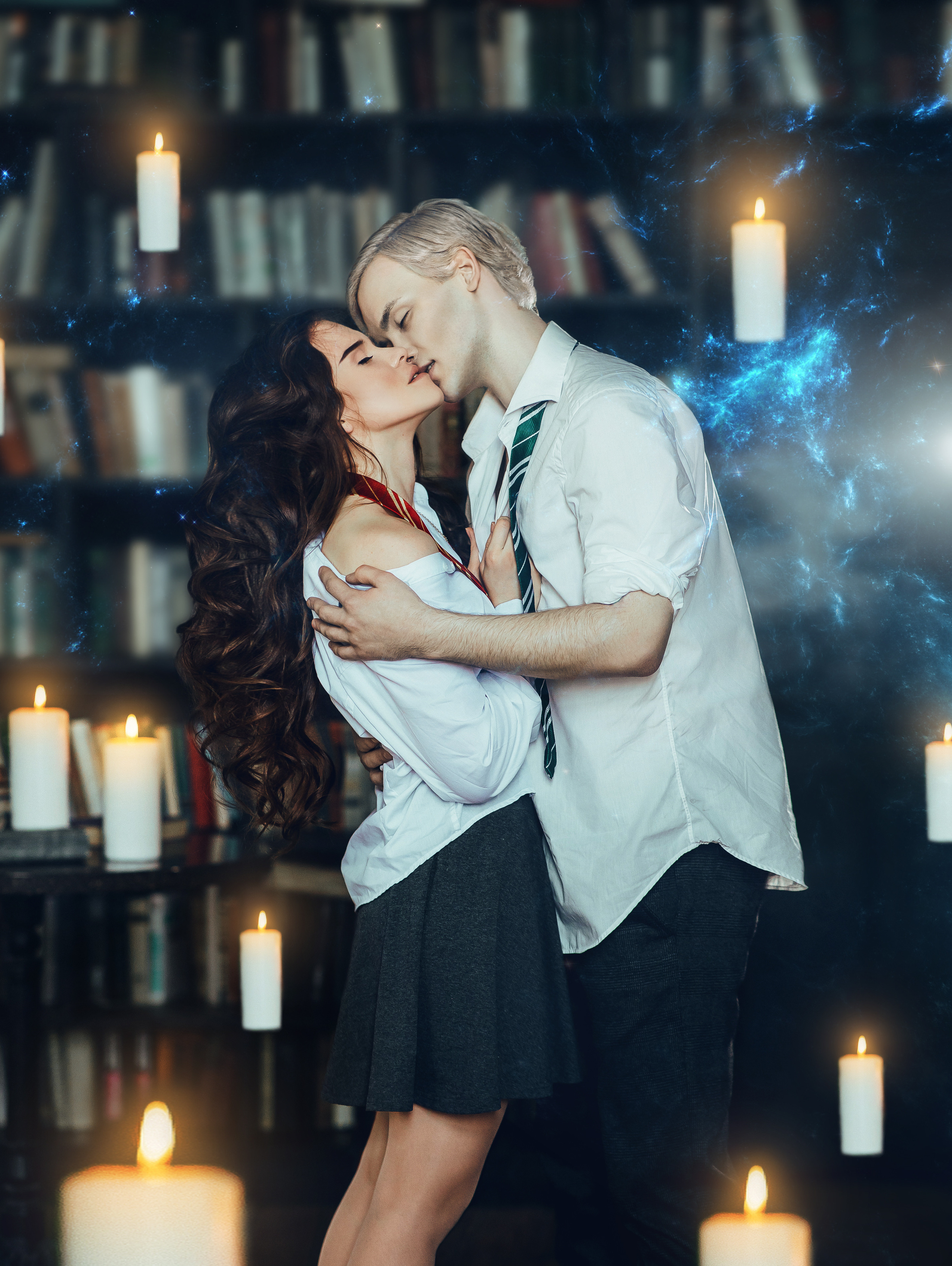 «Драмиона» гостинная факультета Слизерин. Гарри Поттер. Свадебный и портретный фотограф Алина Иванова. Екатеринбург-Москва