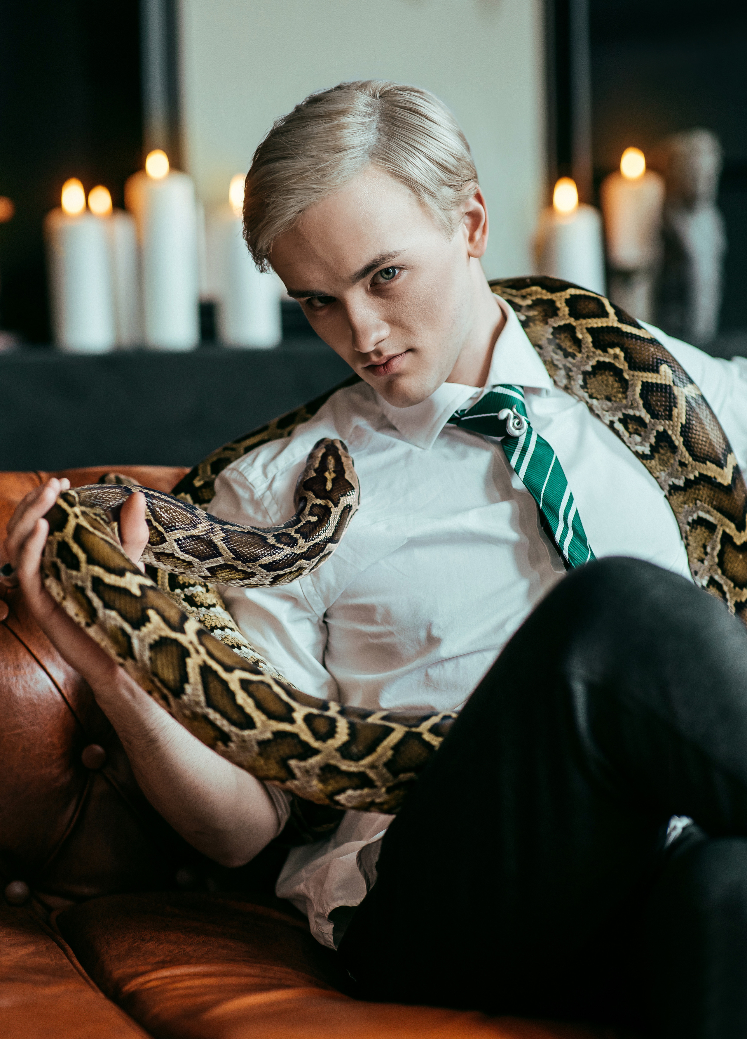 «Драмиона» гостинная факультета Слизерин. Гарри Поттер. Свадебный и портретный фотограф Алина Иванова. Екатеринбург-Москва