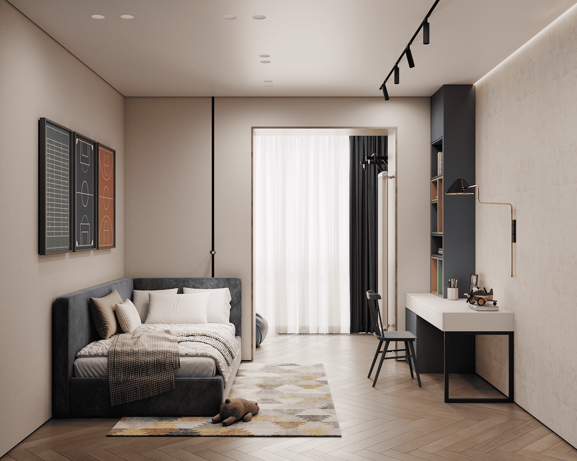 Концепции интерьеров детских комнат