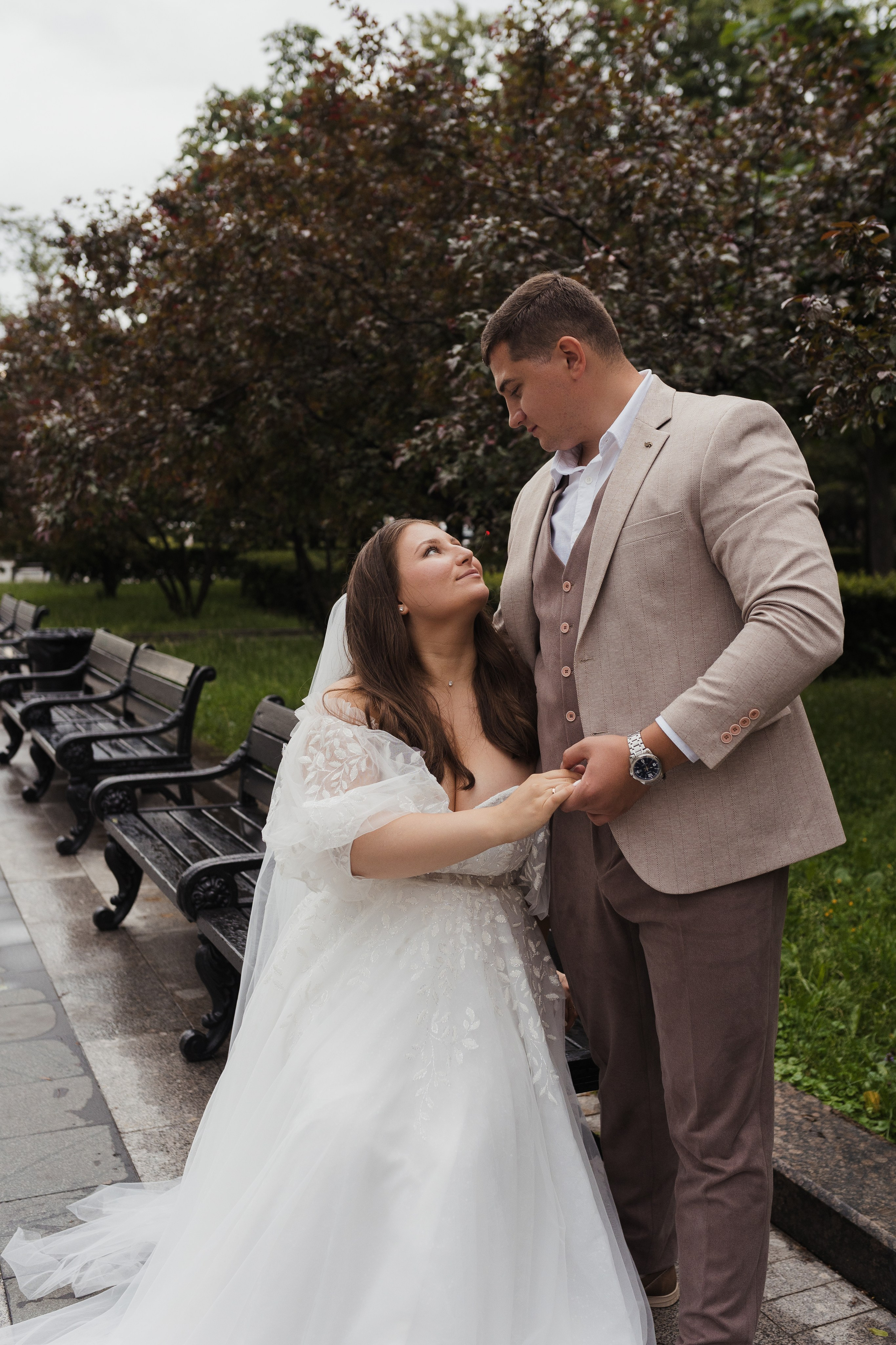 Свадебная фотосессия в Москве в Барвихе ЗАГС. Свадебный фотограф в Москве Анна Полушина