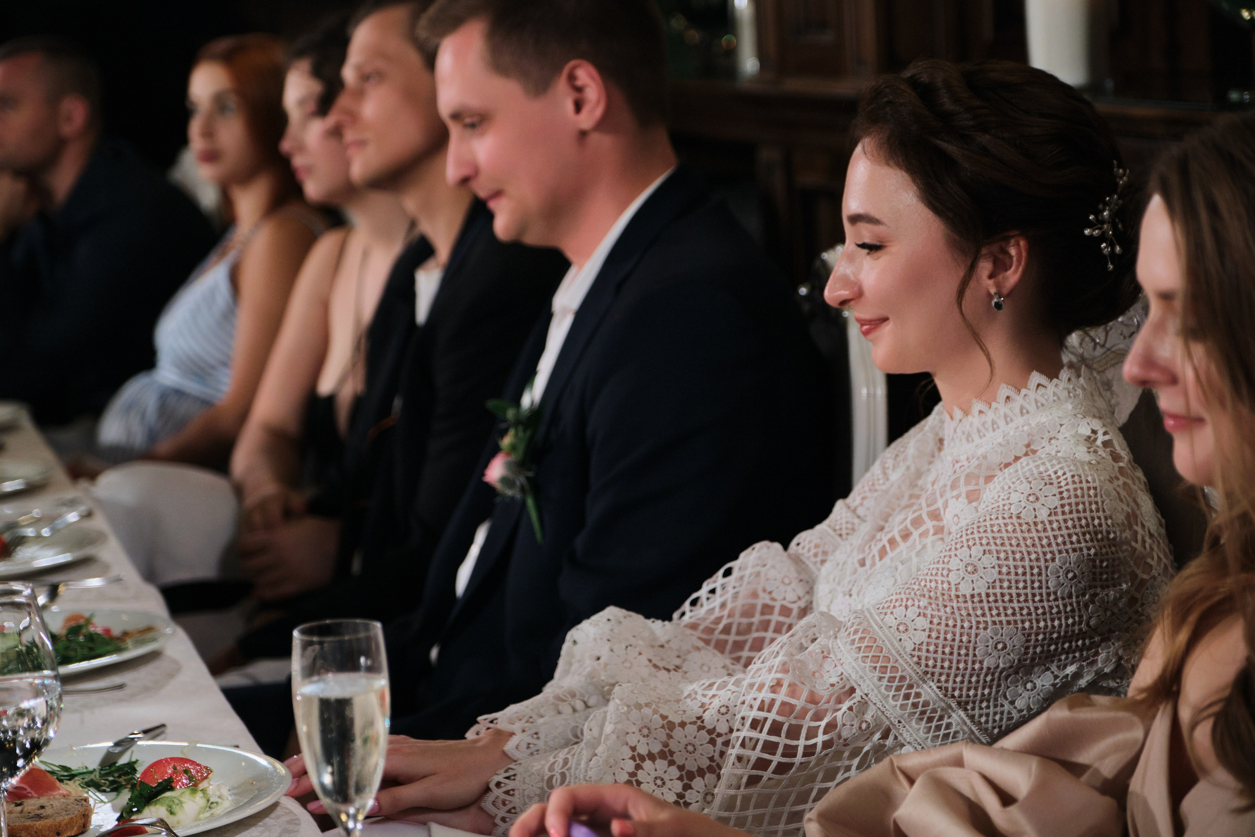 Свадебный банкет в ресторане Подмосковные вечера. Фотограф в Москве и Санкт-Петербурге