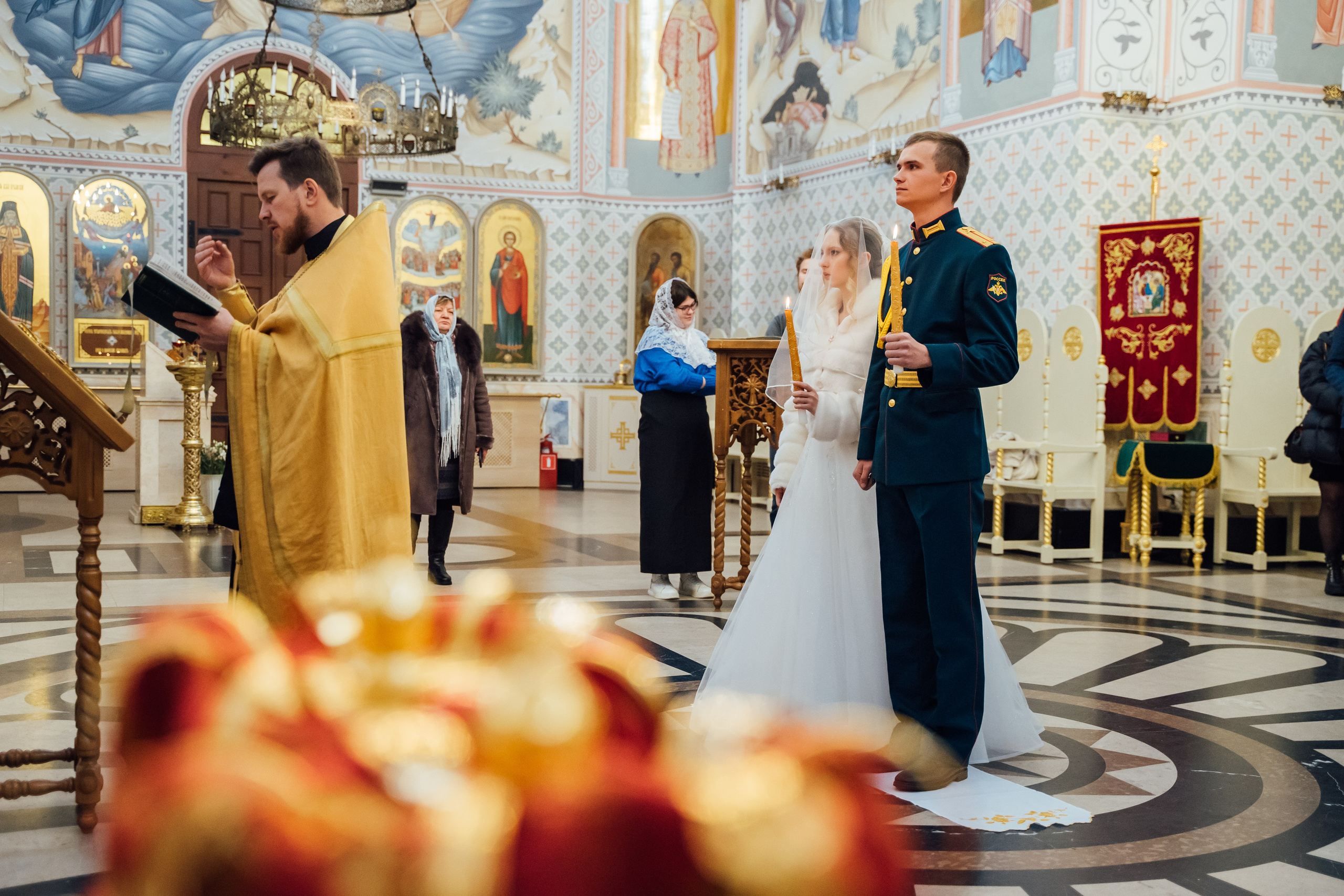 Венчание Вячеслав и Виктория. Свадебный фотограф в Коломне, Воскресенске, Егорьевске Владимир Петров