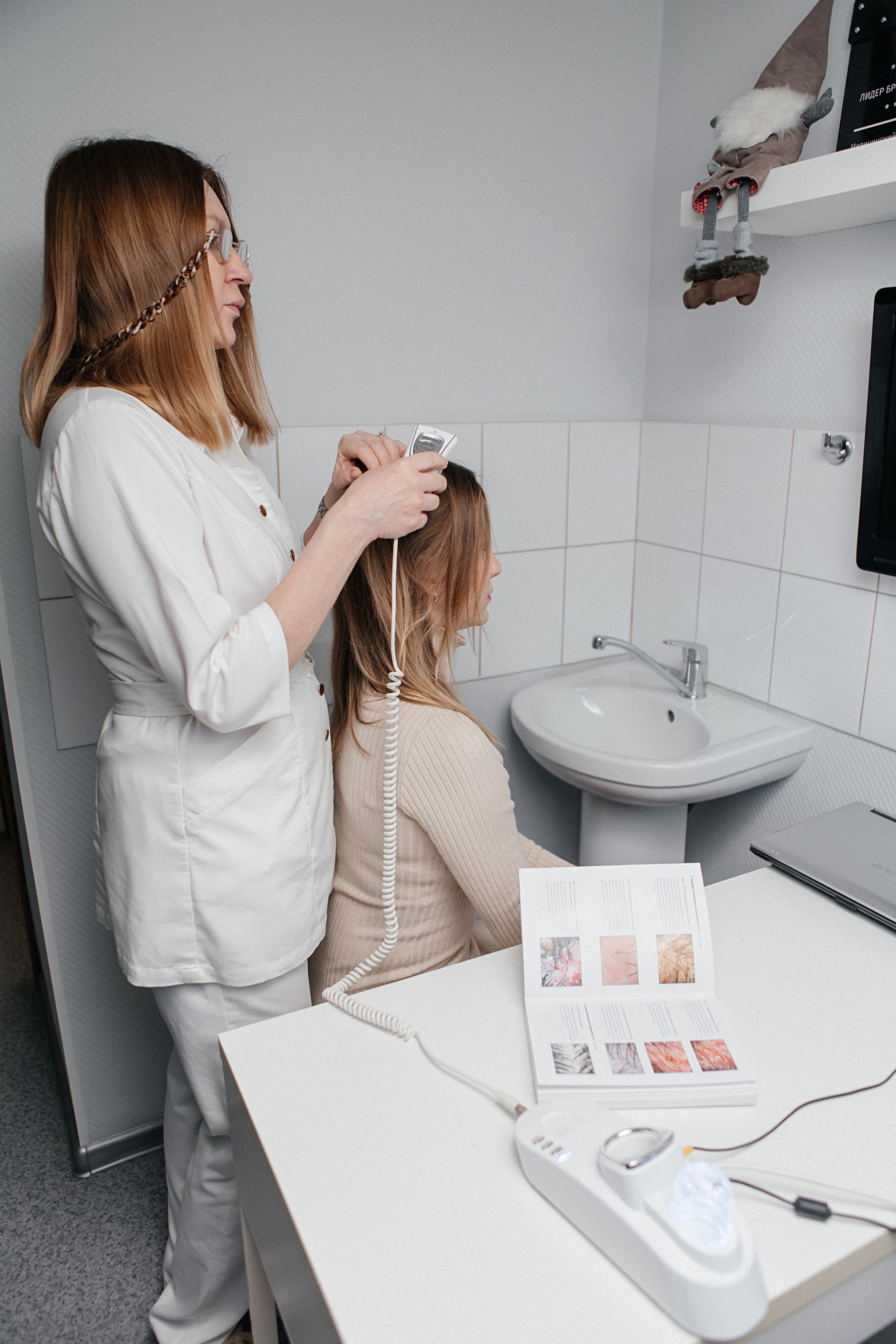 Контент-съемка для медицинского центра «Миль Флер», г. Барнаул. Портретный фотограф Юлия Красноперова в Барнауле/Заринске