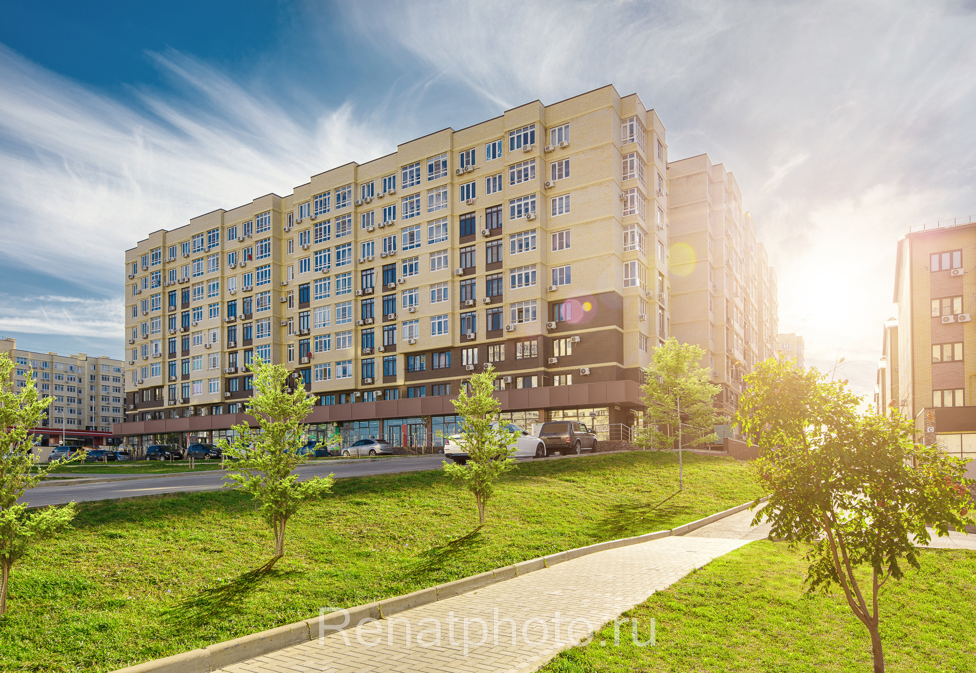 Renatphoto-Фотосъёмка жилых комплексов для строительной компании. Профессиональная фотосъёмка интерьеров, предметная фотосессия еды для меню г. Анапа